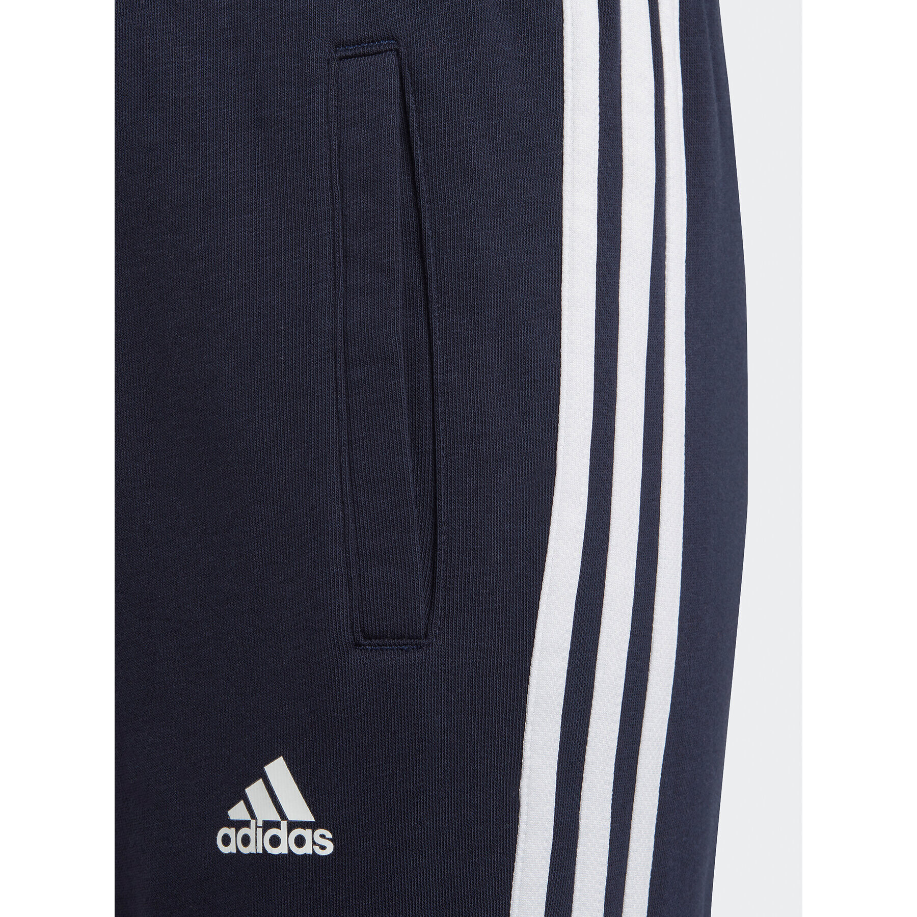 adidas Teplákové kalhoty Essentials 3-Stripes IC6128 Tmavomodrá Slim Fit - Pepit.cz