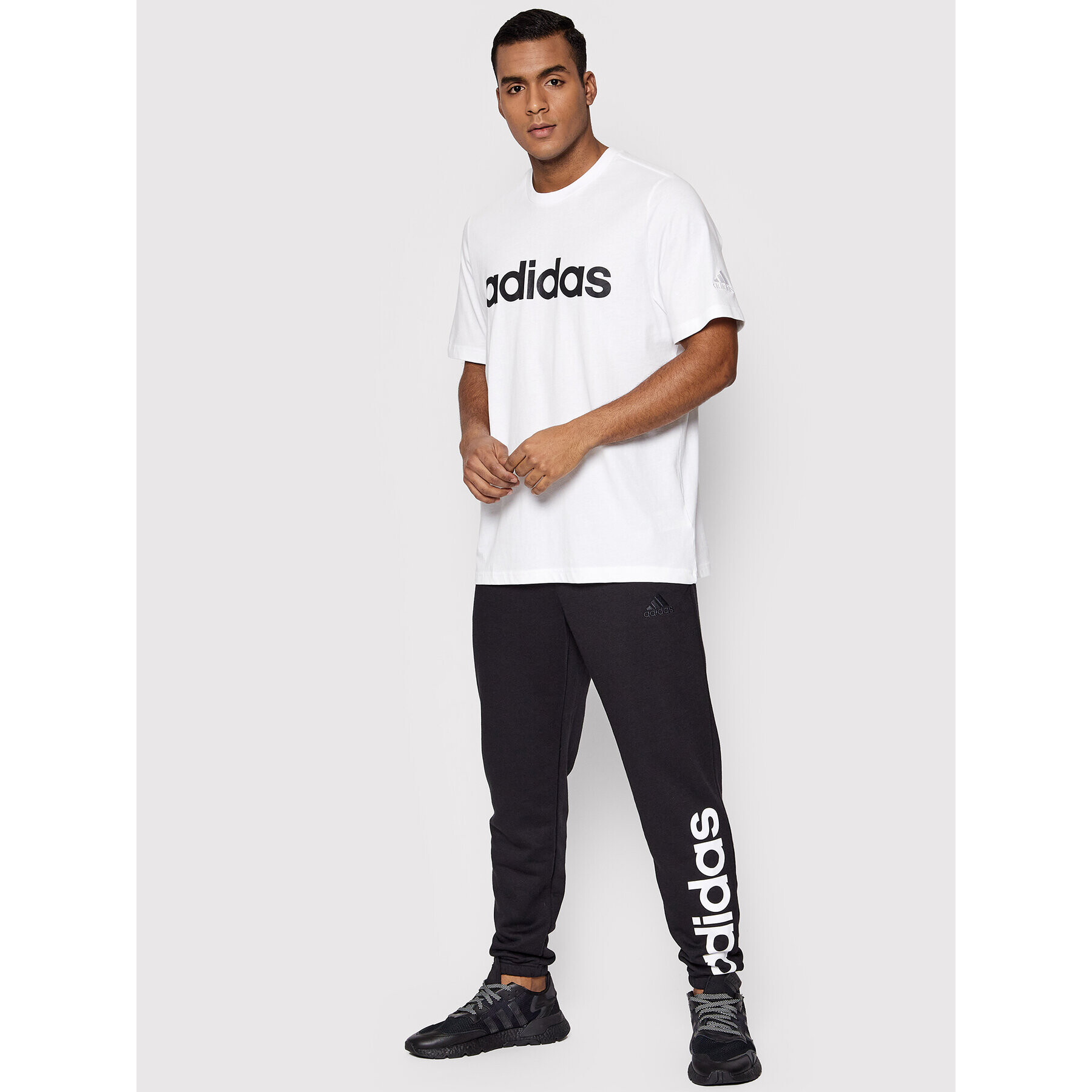 adidas Teplákové kalhoty Essentials French GK8897 Černá Regular Fit - Pepit.cz