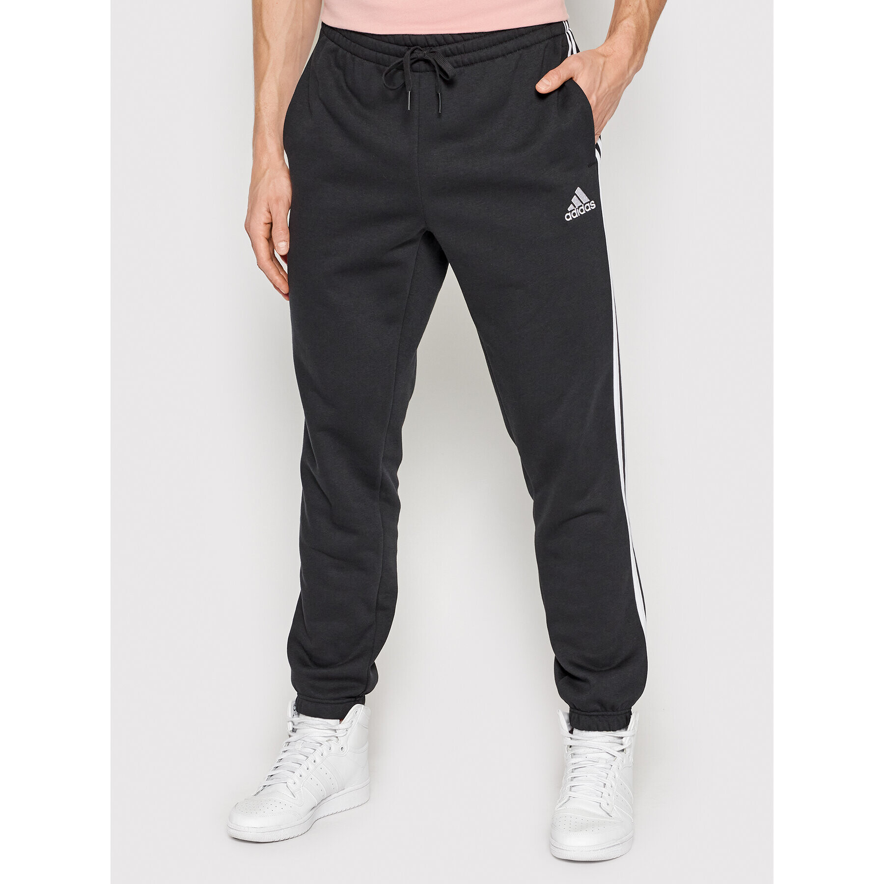 adidas Teplákové kalhoty Essentials GK8822 Černá Regular Fit - Pepit.cz