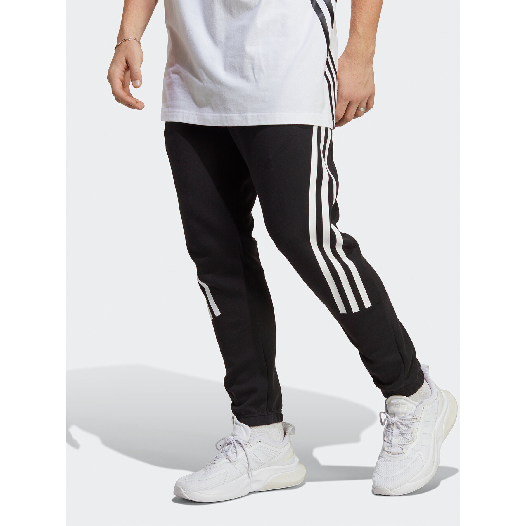 adidas Teplákové kalhoty Future Icons 3-Stripes Joggers IC8254 Černá Regular Fit - Pepit.cz