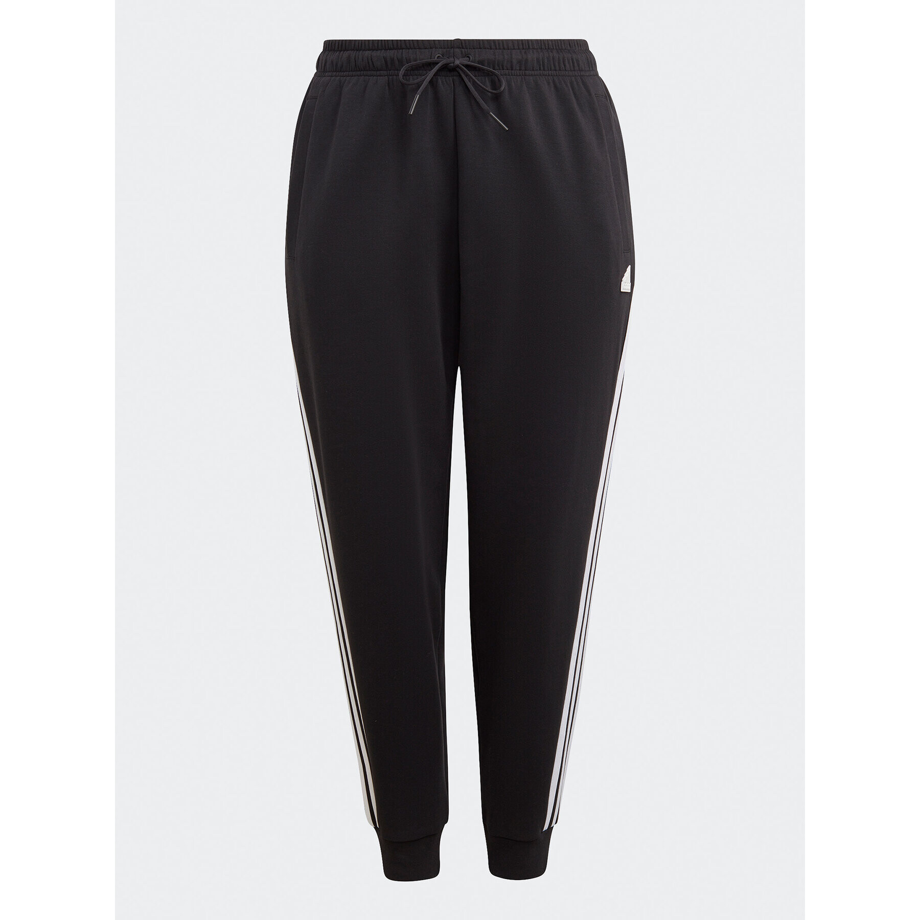 adidas Teplákové kalhoty Future Icons 3-Stripes Regular Tracksuit Bottoms (Plus Size) HT4703 Černá Regular Fit - Pepit.cz