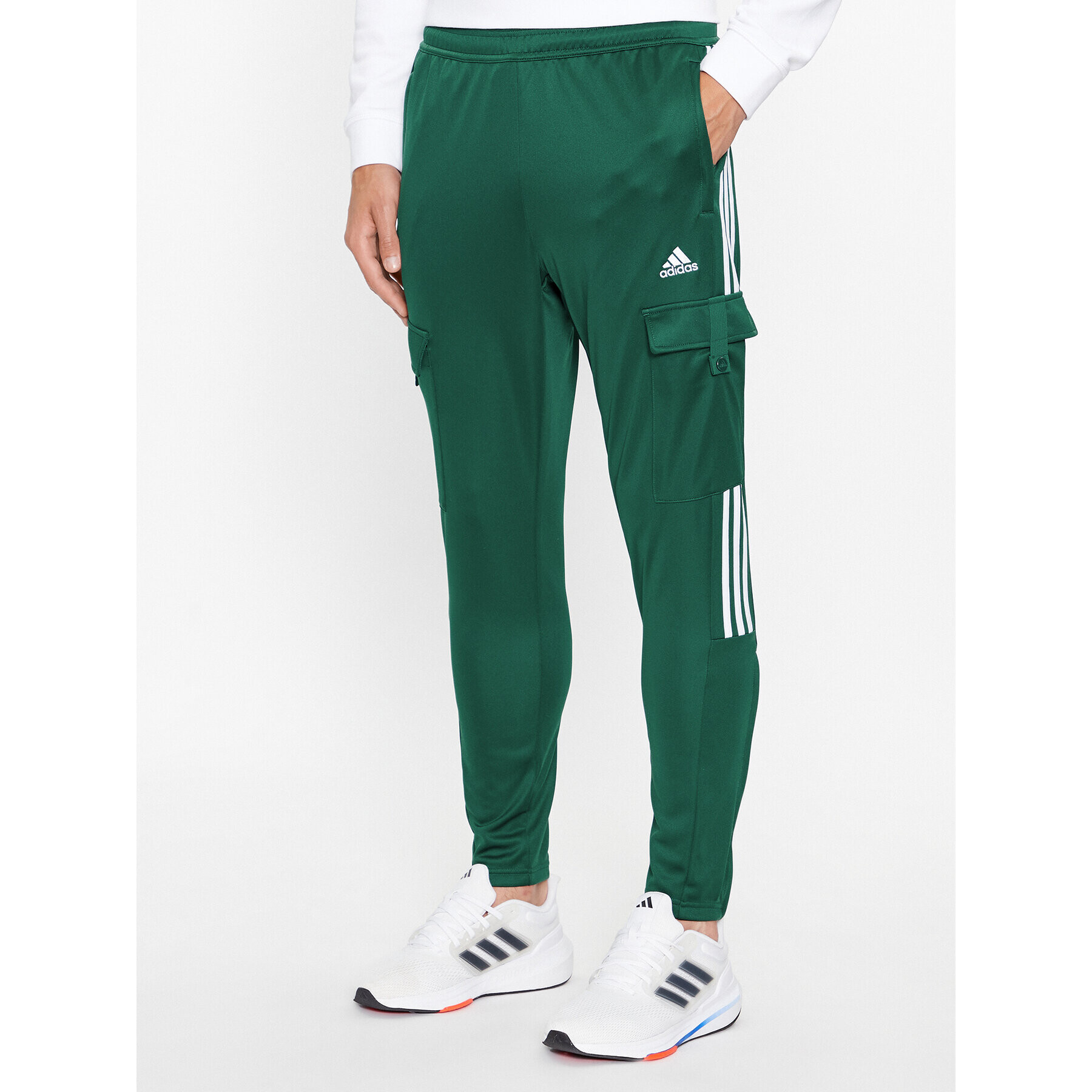 adidas Teplákové kalhoty IM2918 Zelená Regular Fit - Pepit.cz