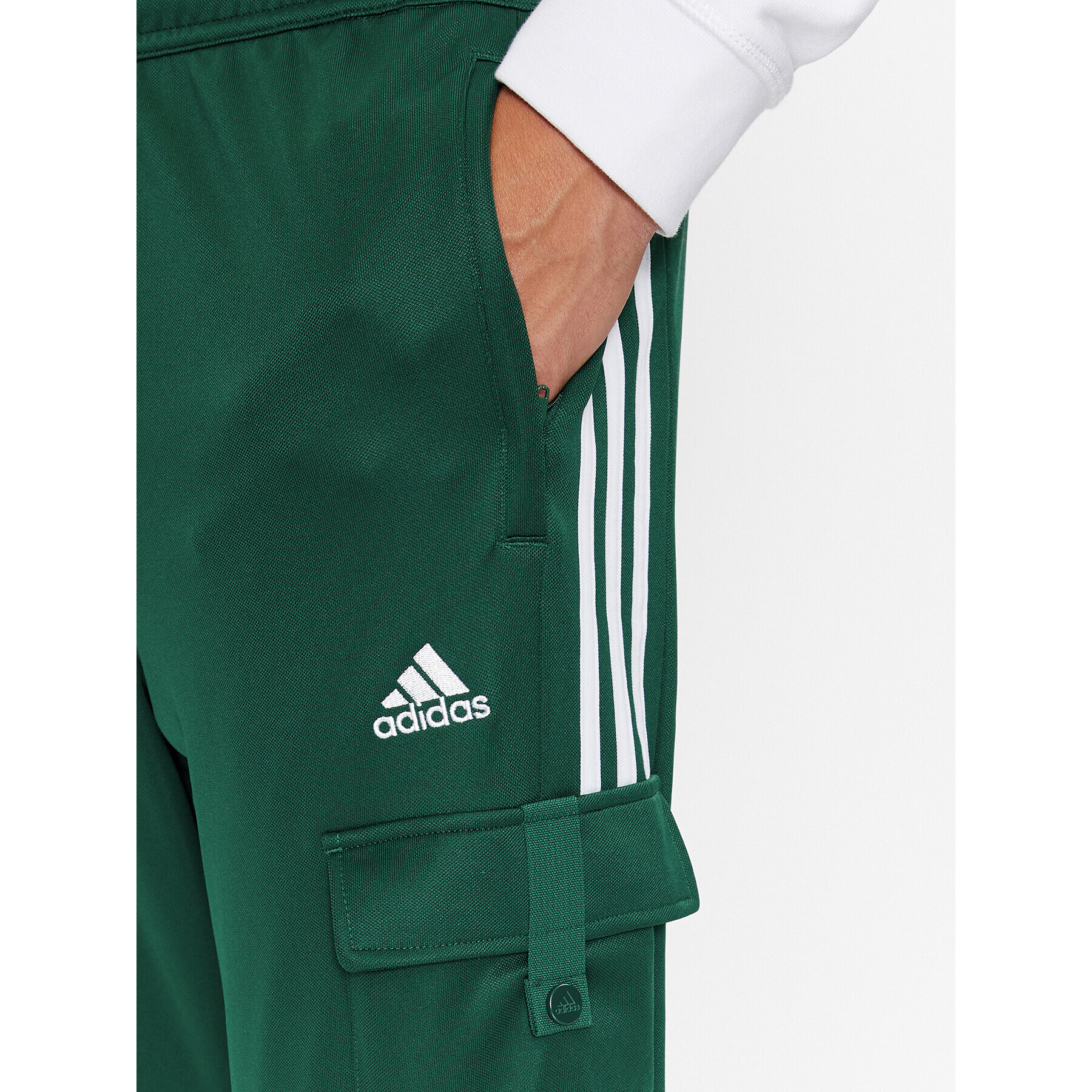 adidas Teplákové kalhoty IM2918 Zelená Regular Fit - Pepit.cz