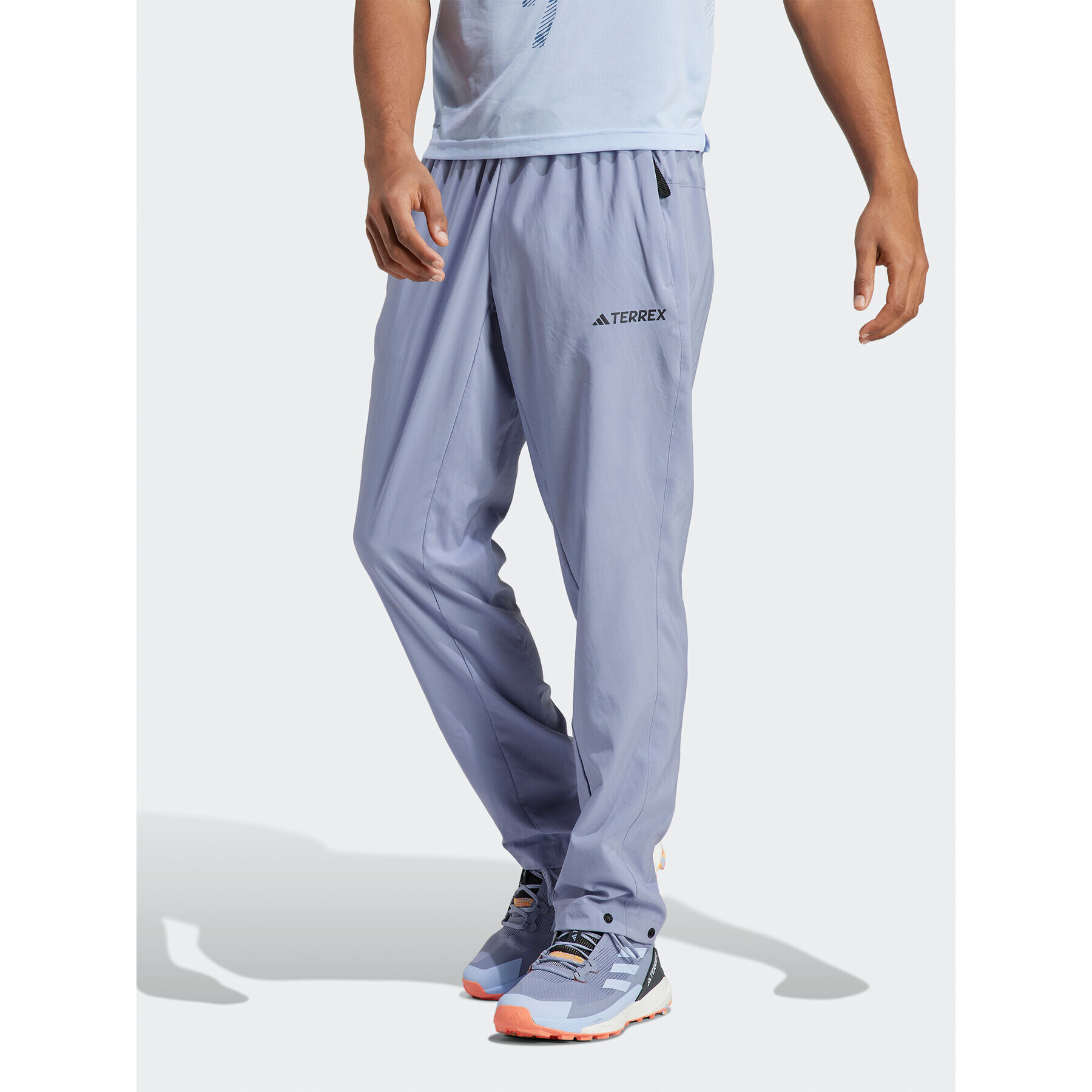 adidas Teplákové kalhoty Terrex LiteFlex Tracksuit Bottoms HS5895 Fialová Regular Fit - Pepit.cz