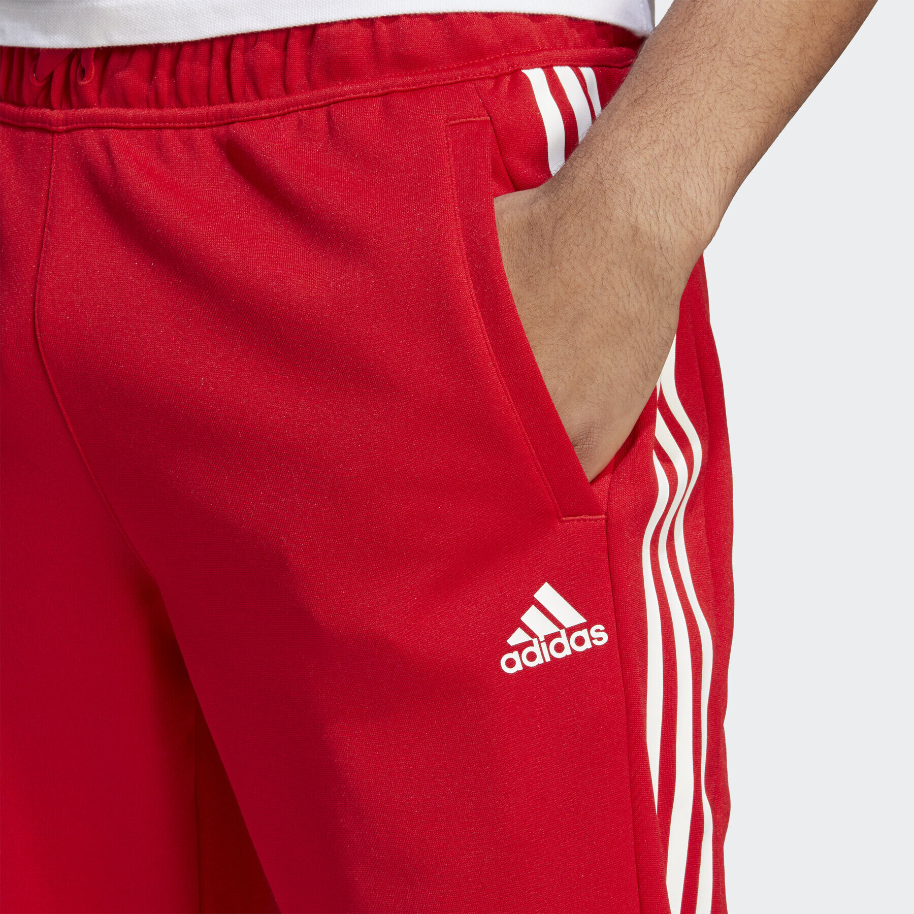 adidas Teplákové kalhoty Tiro Suit-Up Lifestyle Tracksuit Bottoms IB8385 Červená Regular Fit - Pepit.cz