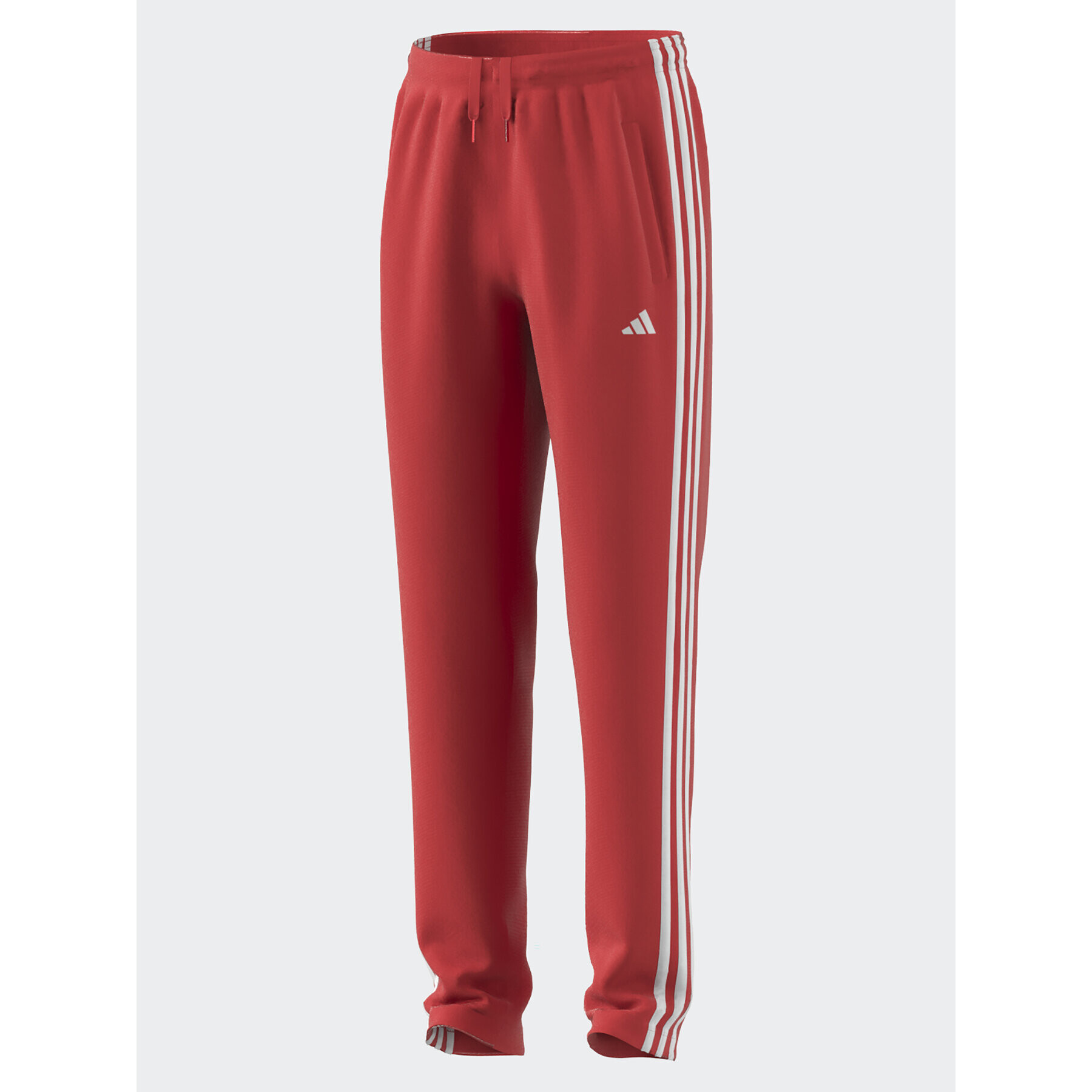 adidas Teplákové kalhoty Train Essentials AEROREADY 3-Stripes Regular-Fit Joggers IJ9549 Červená Regular Fit - Pepit.cz