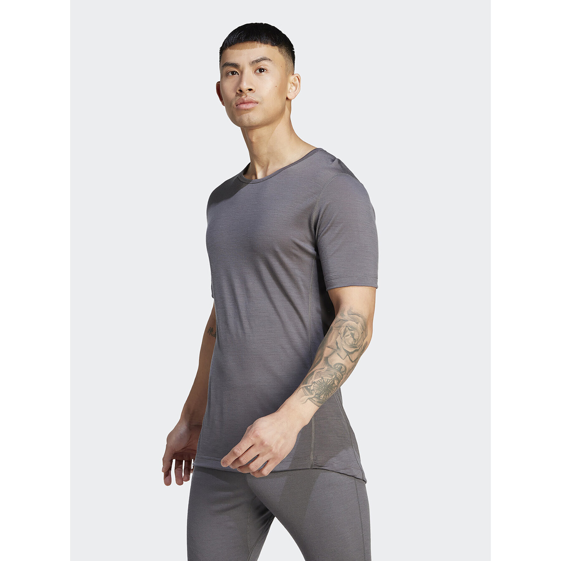 adidas Termoprádlo vrchní části Xperior Merino 150 HZ8552 Šedá Slim Fit - Pepit.cz