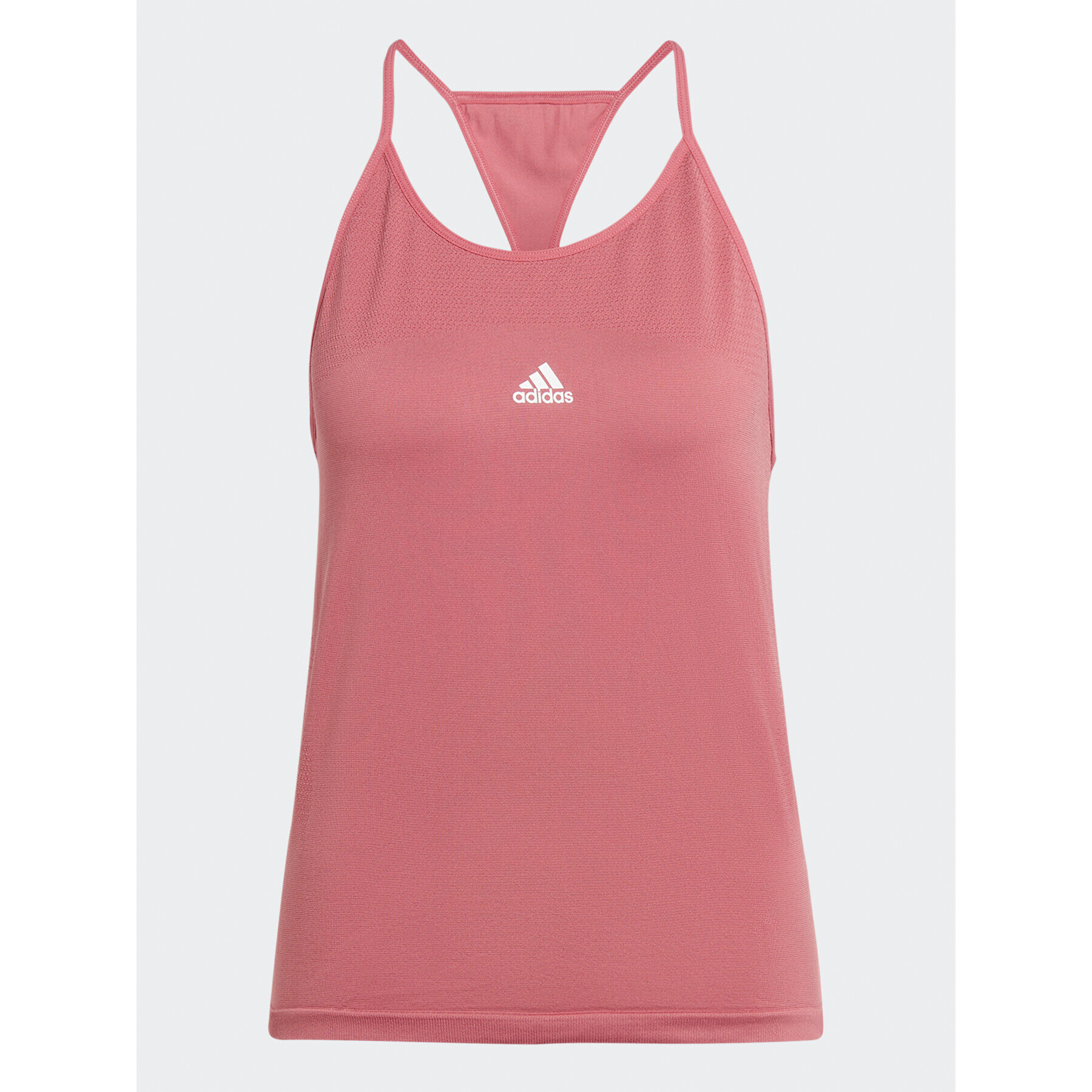 adidas Top AEROKNIT Seamless Loose Tank Top HR7755 Růžová Regular Fit - Pepit.cz