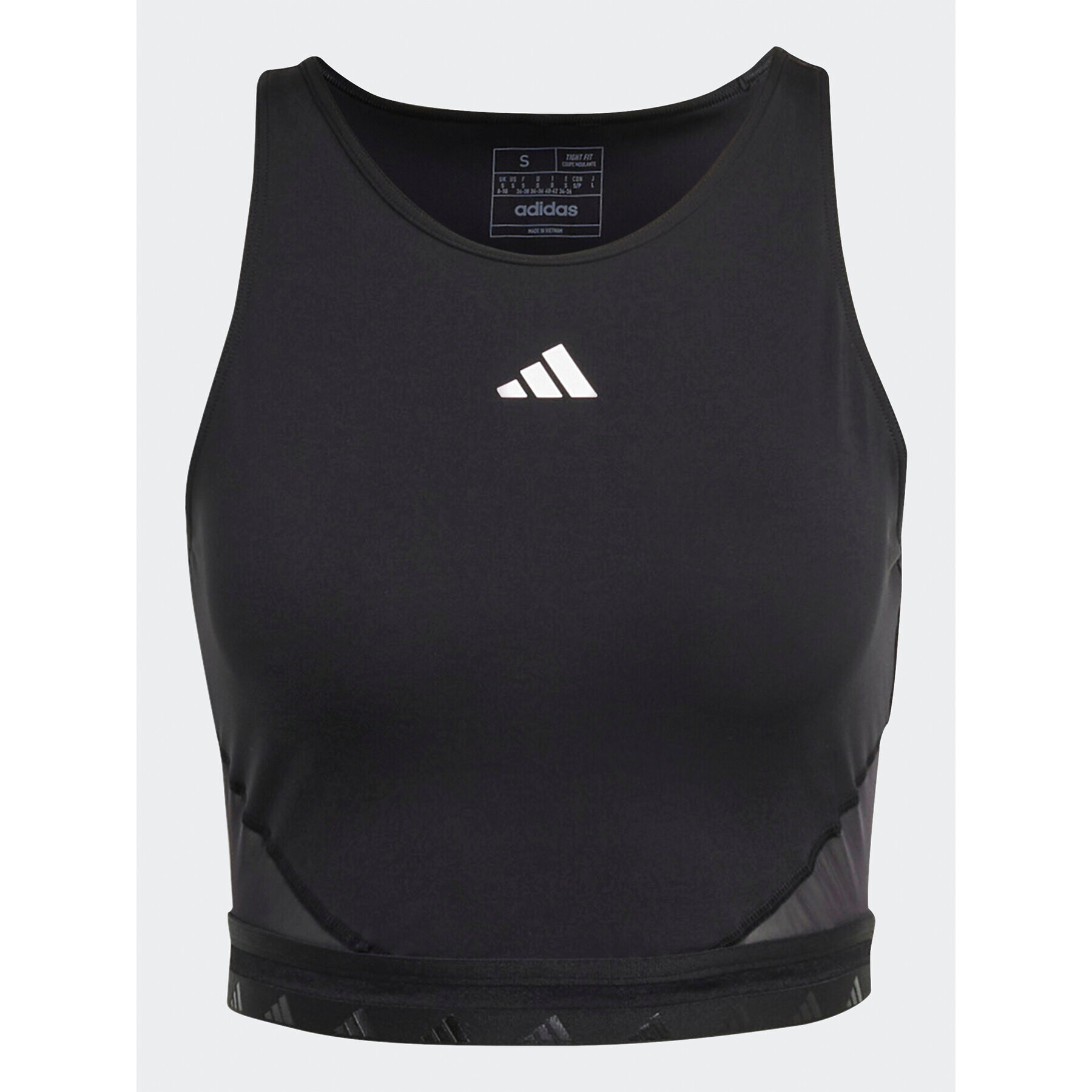 adidas Top AEROREADY Hyperglam Crop Tank Top IB2310 Černá - Pepit.cz