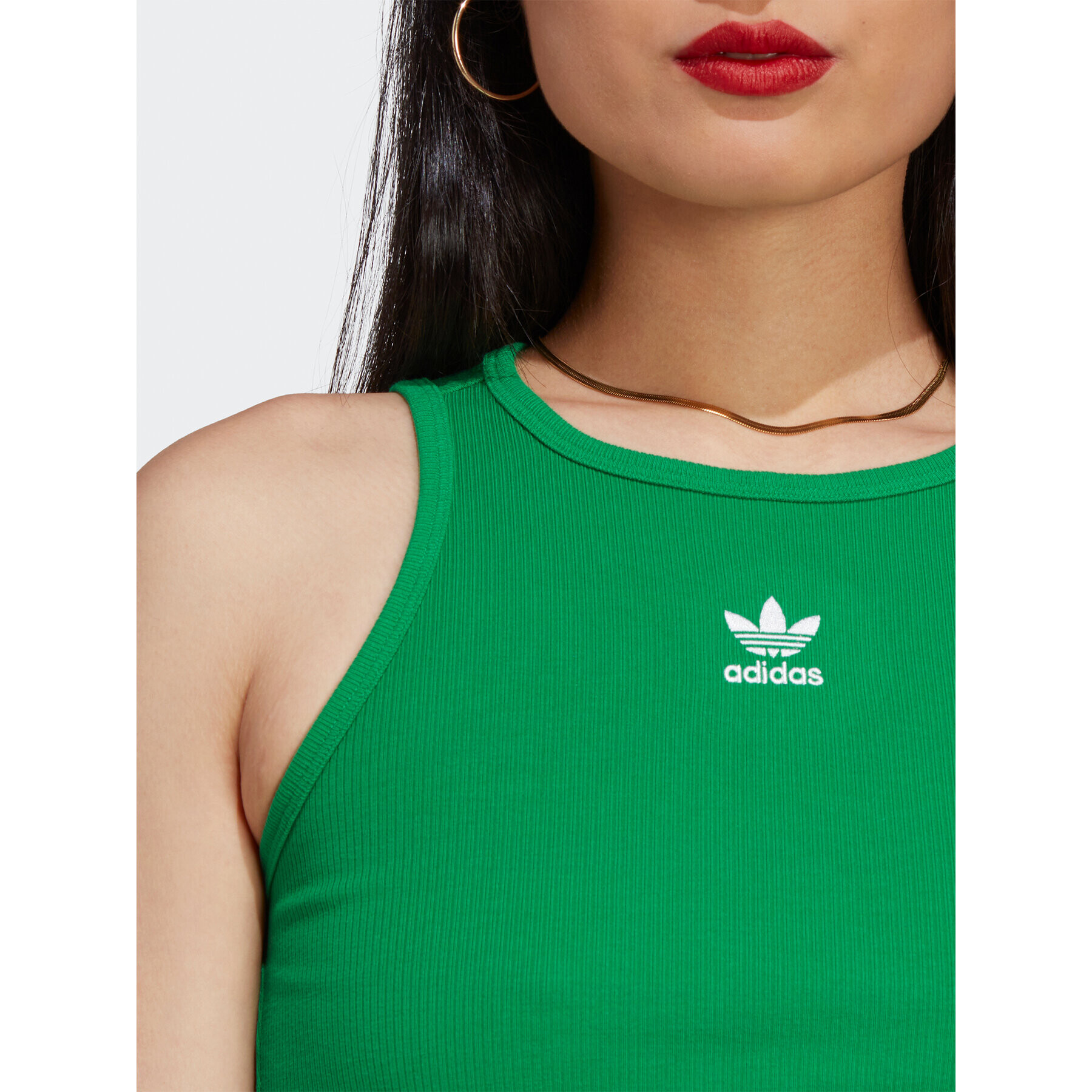 adidas Top Rib Tank Top IL9628 Zelená - Pepit.cz