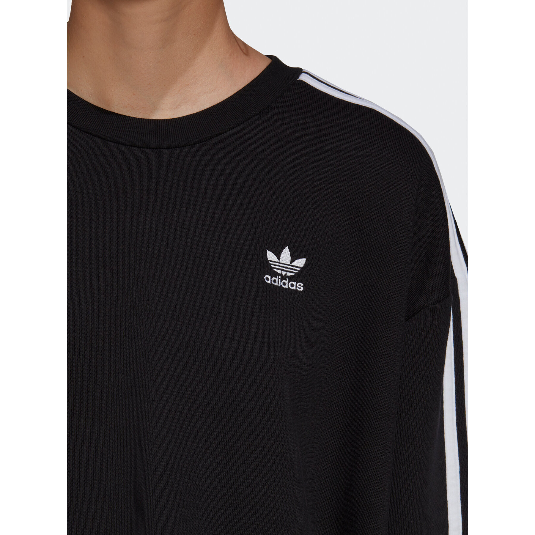 adidas Úpletové šaty adicolor HM4688 Černá Relaxed Fit - Pepit.cz