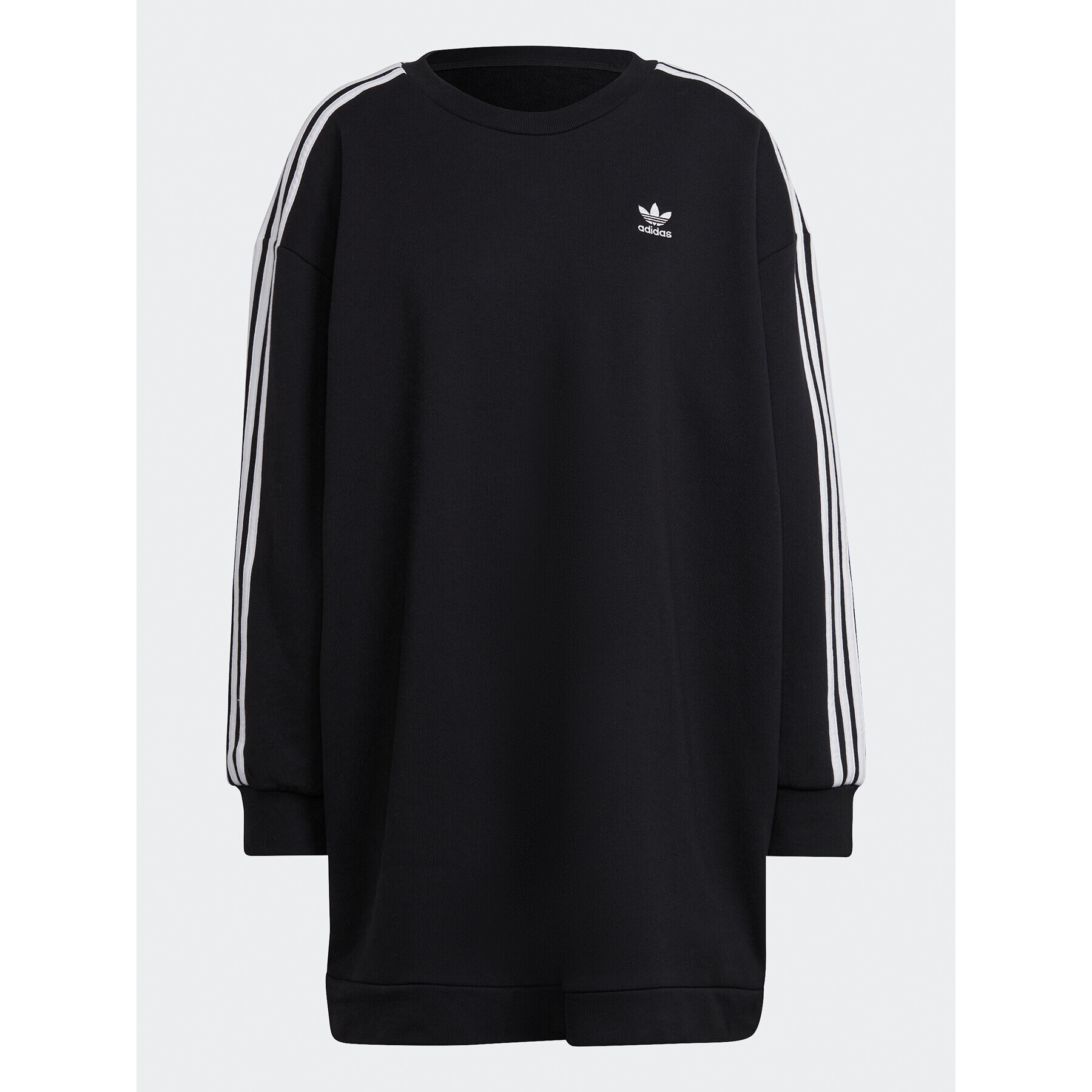 adidas Úpletové šaty adicolor HM4688 Černá Relaxed Fit - Pepit.cz