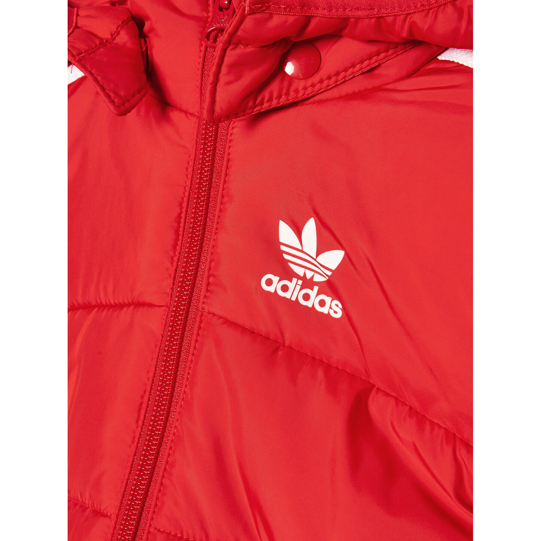 adidas Vatovaná bunda adicolor HK2962 Červená Regular Fit - Pepit.cz