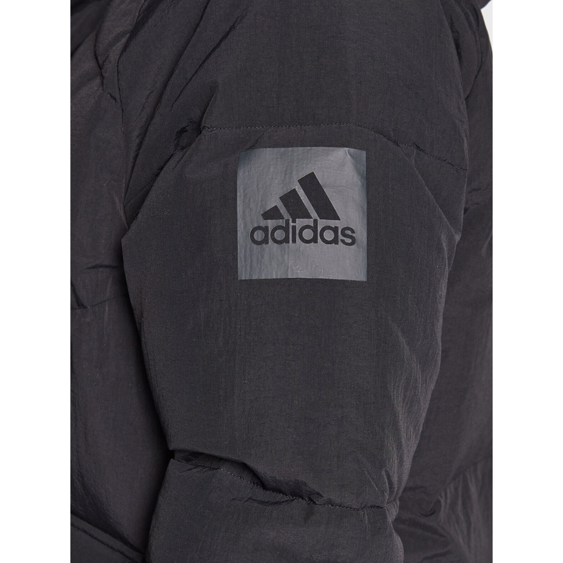 adidas Vatovaná bunda Big Baffle HN9927 Černá Relaxed Fit - Pepit.cz