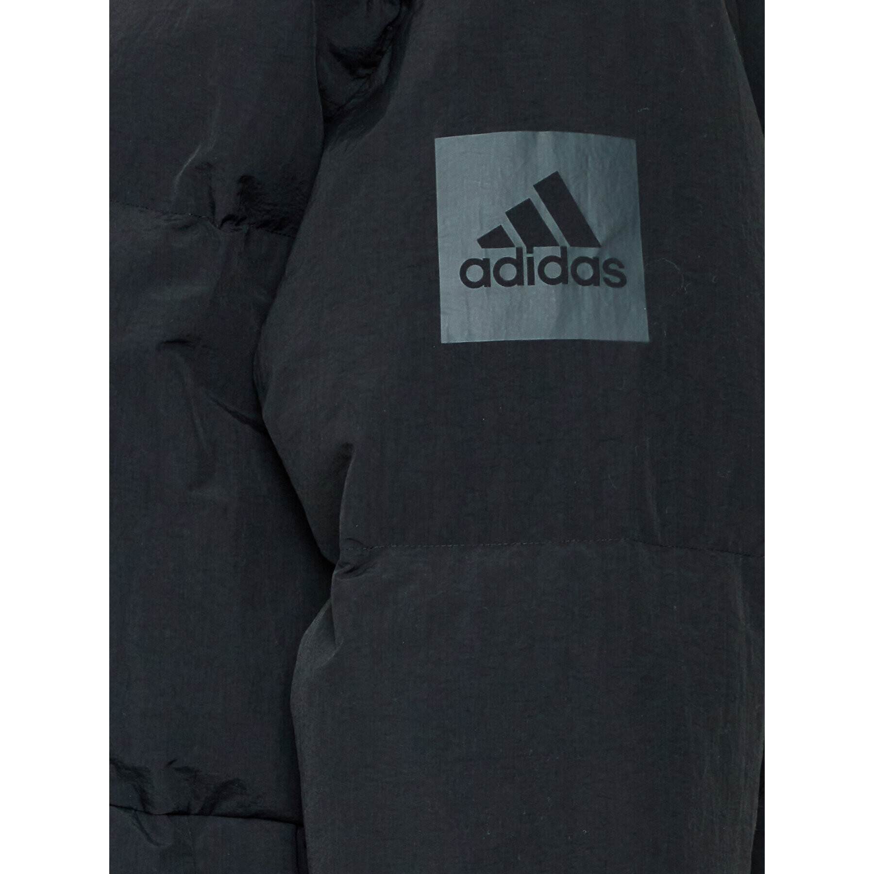 adidas Vatovaná bunda Big Baffle HN9937 Černá Loose Fit - Pepit.cz