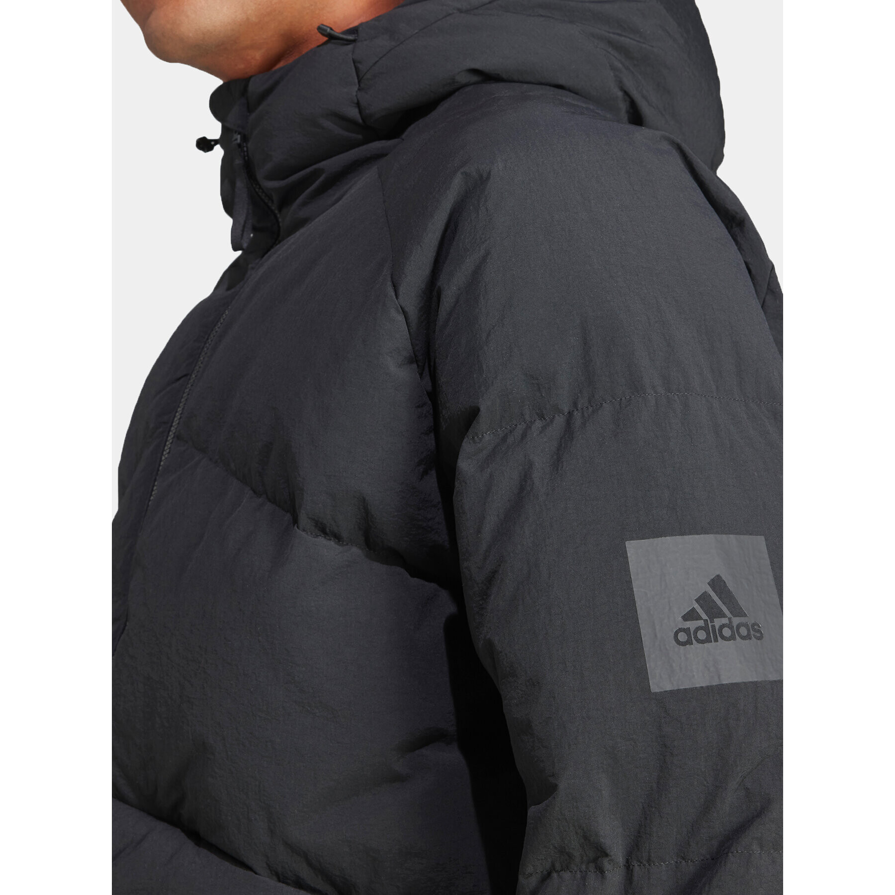 adidas Vatovaná bunda Big Baffle IK3156 Černá Regular Fit - Pepit.cz