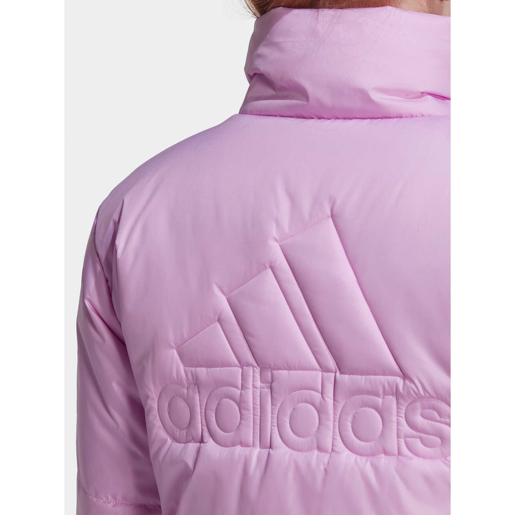 adidas Vatovaná bunda Bsc HG4884 Růžová Loose Fit - Pepit.cz