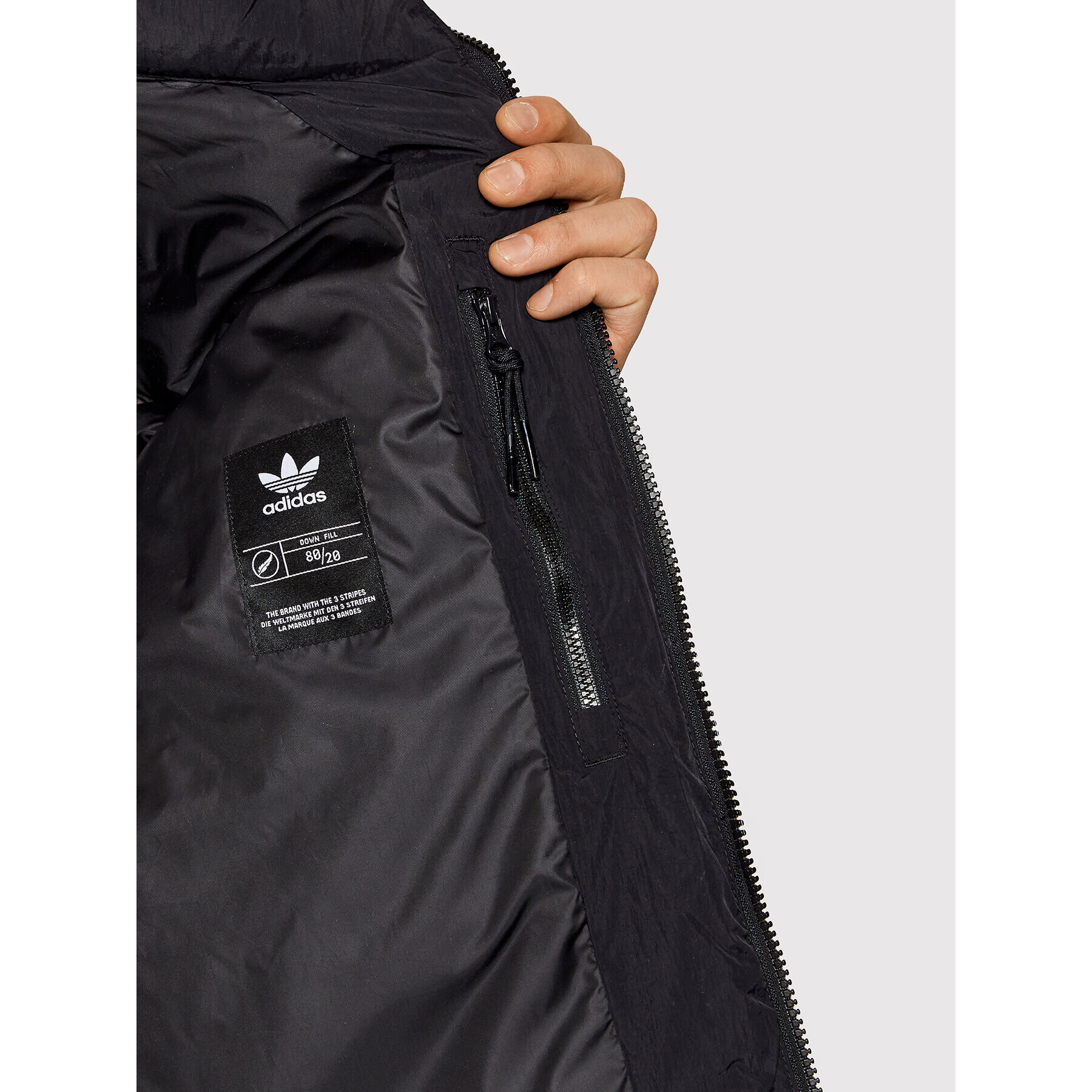 adidas Vatovaná bunda Down Regen H13564 Černá Regular Fit - Pepit.cz