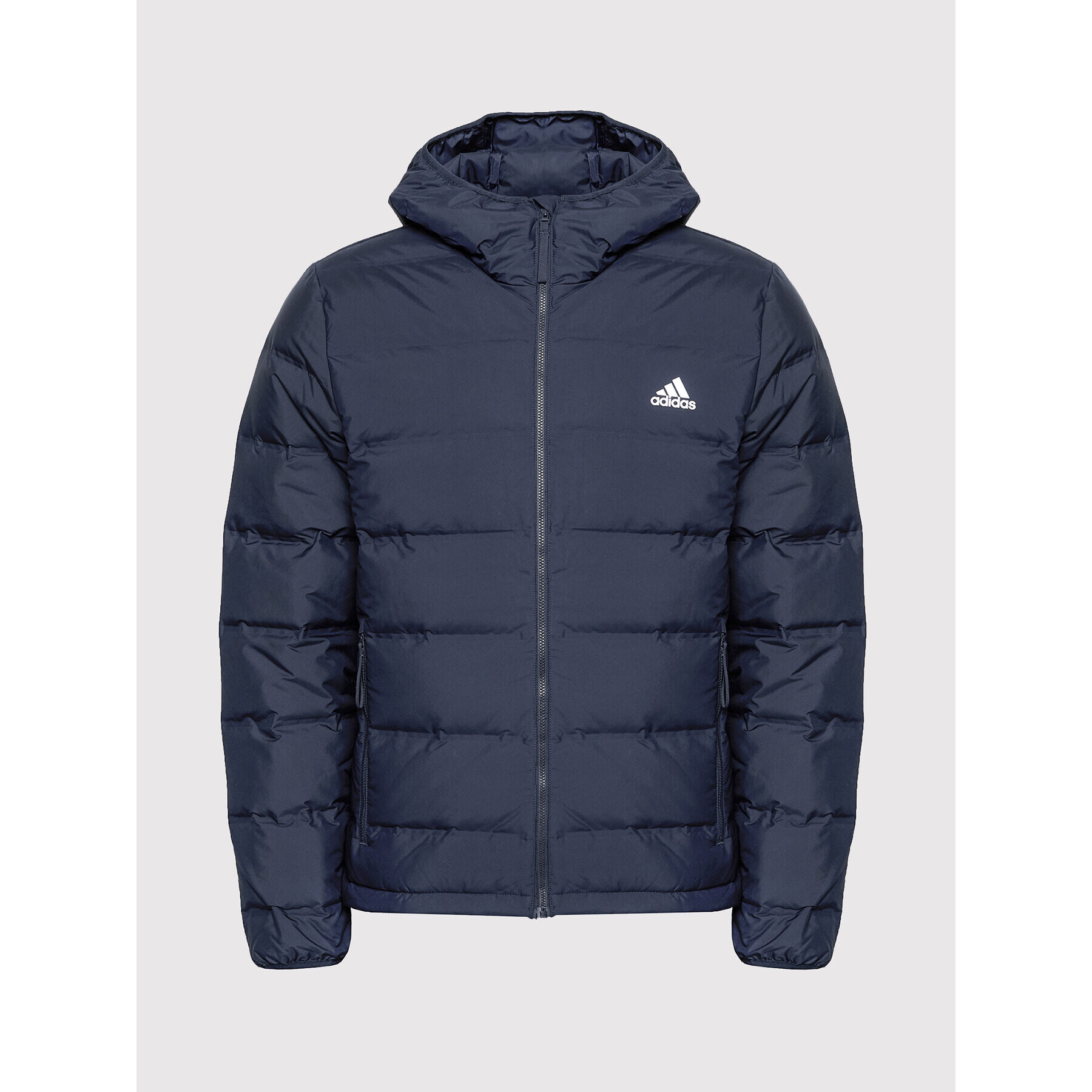 adidas Vatovaná bunda Helionic GE5811 Tmavomodrá Slim Fit - Pepit.cz