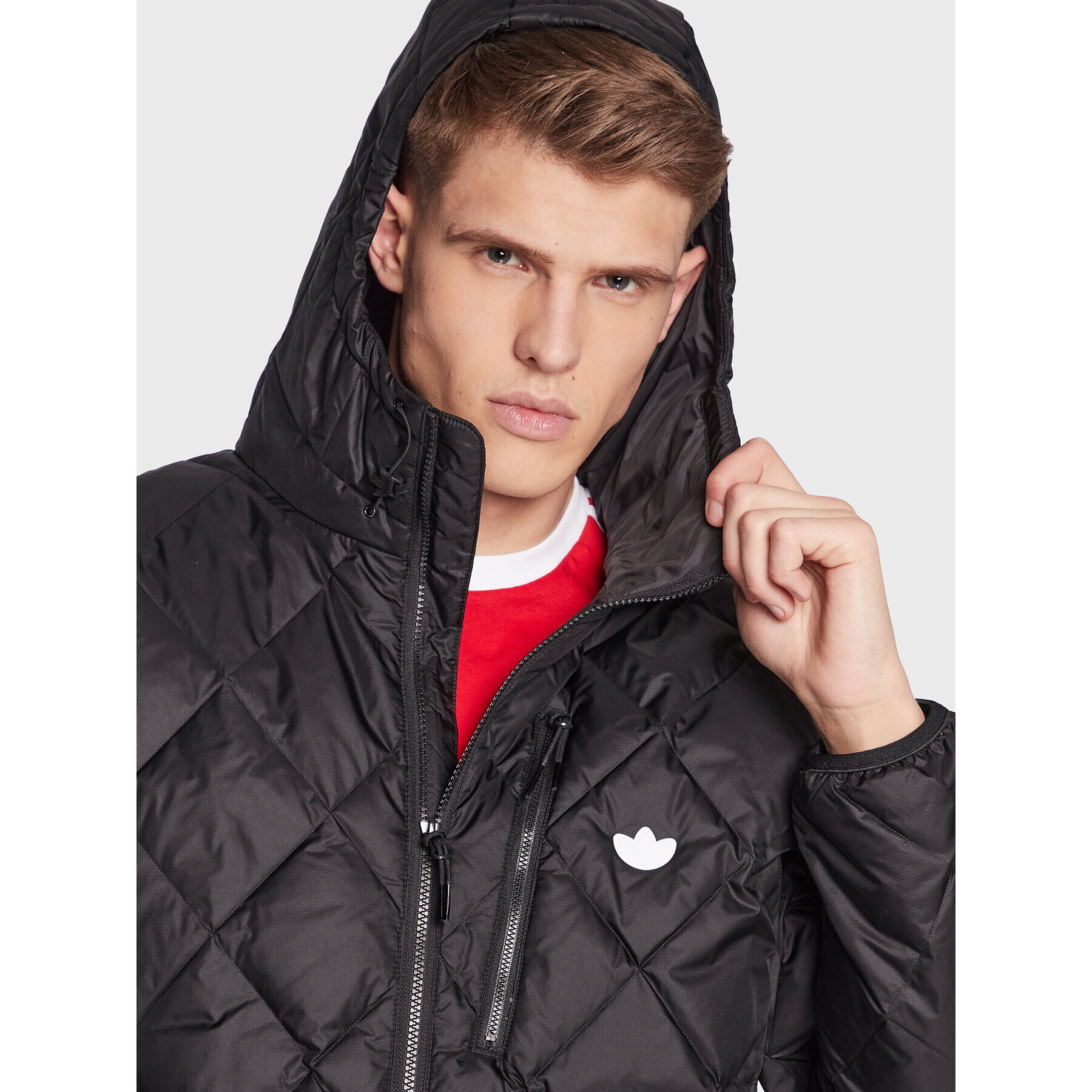 adidas Vatovaná bunda Down Quilted Puffer HL9205 Černá Regular Fit - Pepit.cz