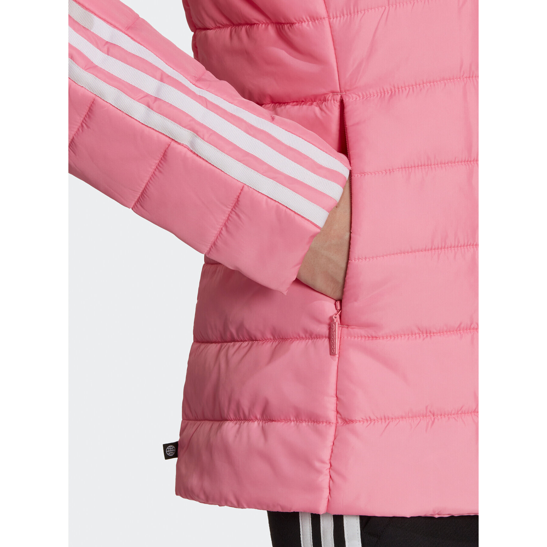 adidas Vatovaná bunda Premium HM2611 Růžová Slim Fit - Pepit.cz