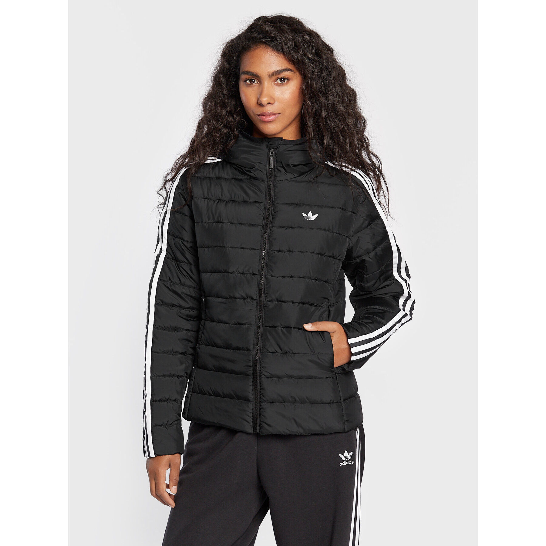 adidas Vatovaná bunda Premium HM2612 Černá Slim Fit - Pepit.cz