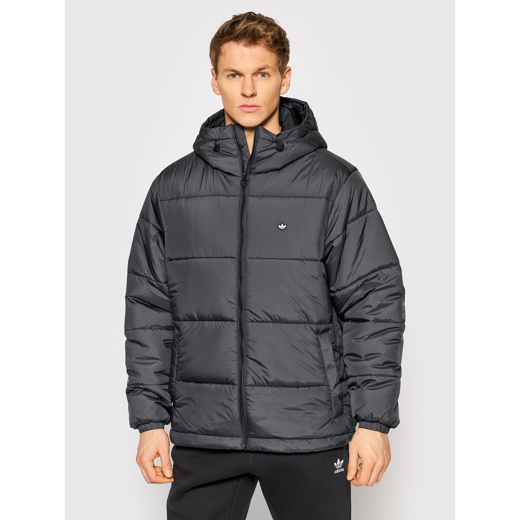 adidas Vatovaná bunda Puffer H13555 Černá Regular Fit - Pepit.cz