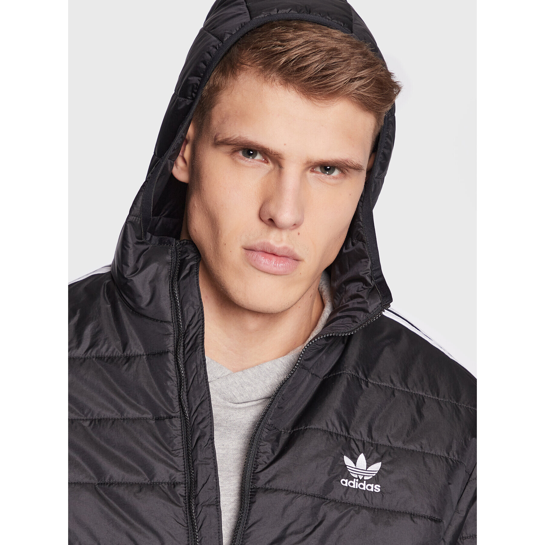 adidas Vatovaná bunda Puffer HL9211 Černá Regular Fit - Pepit.cz