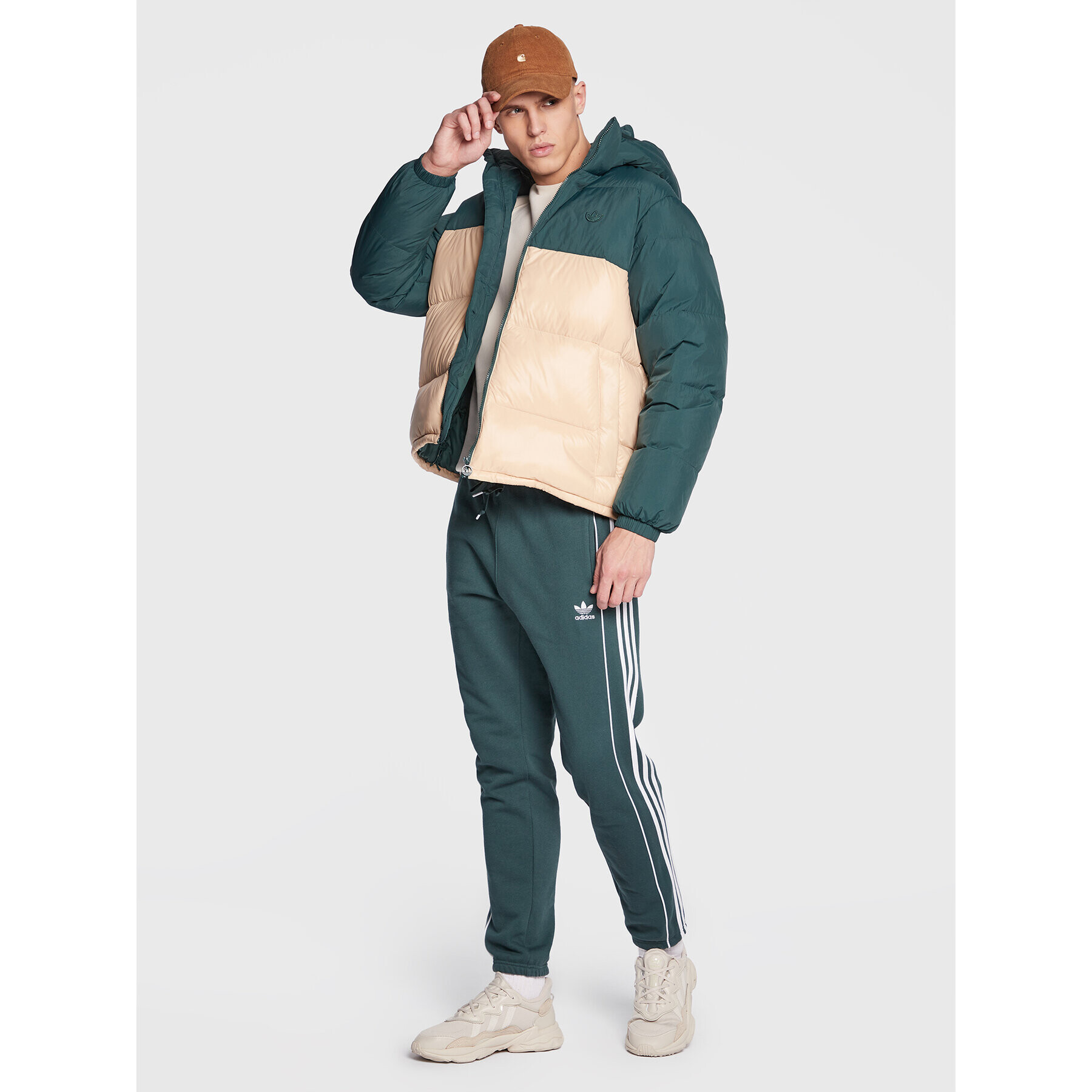 adidas Zimní bunda Regen HL9187 Zelená Regular Fit - Pepit.cz