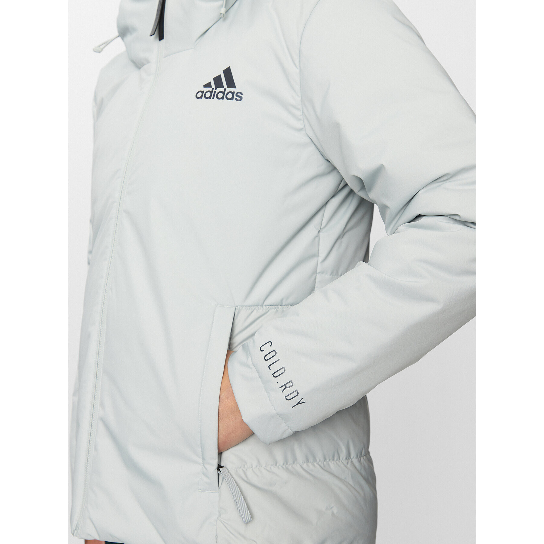 adidas Vatovaná bunda Traveer COLD.RDY IK3141 Šedá Regular Fit - Pepit.cz