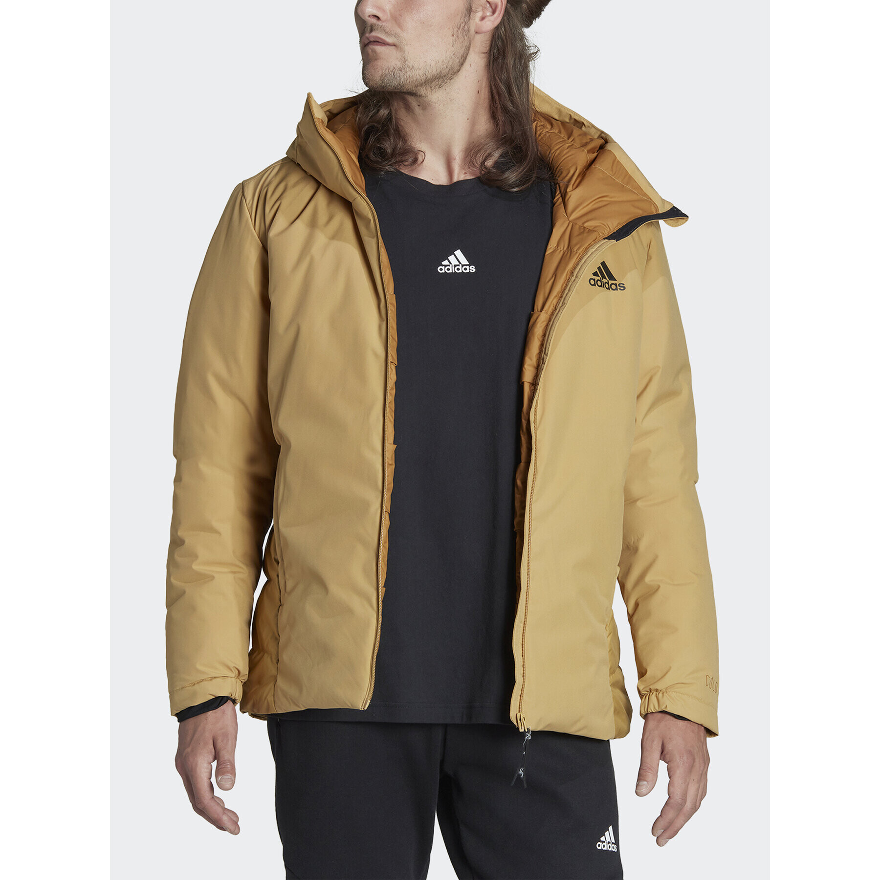 adidas Vatovaná bunda Traveer HD8901 Béžová Regular Fit - Pepit.cz