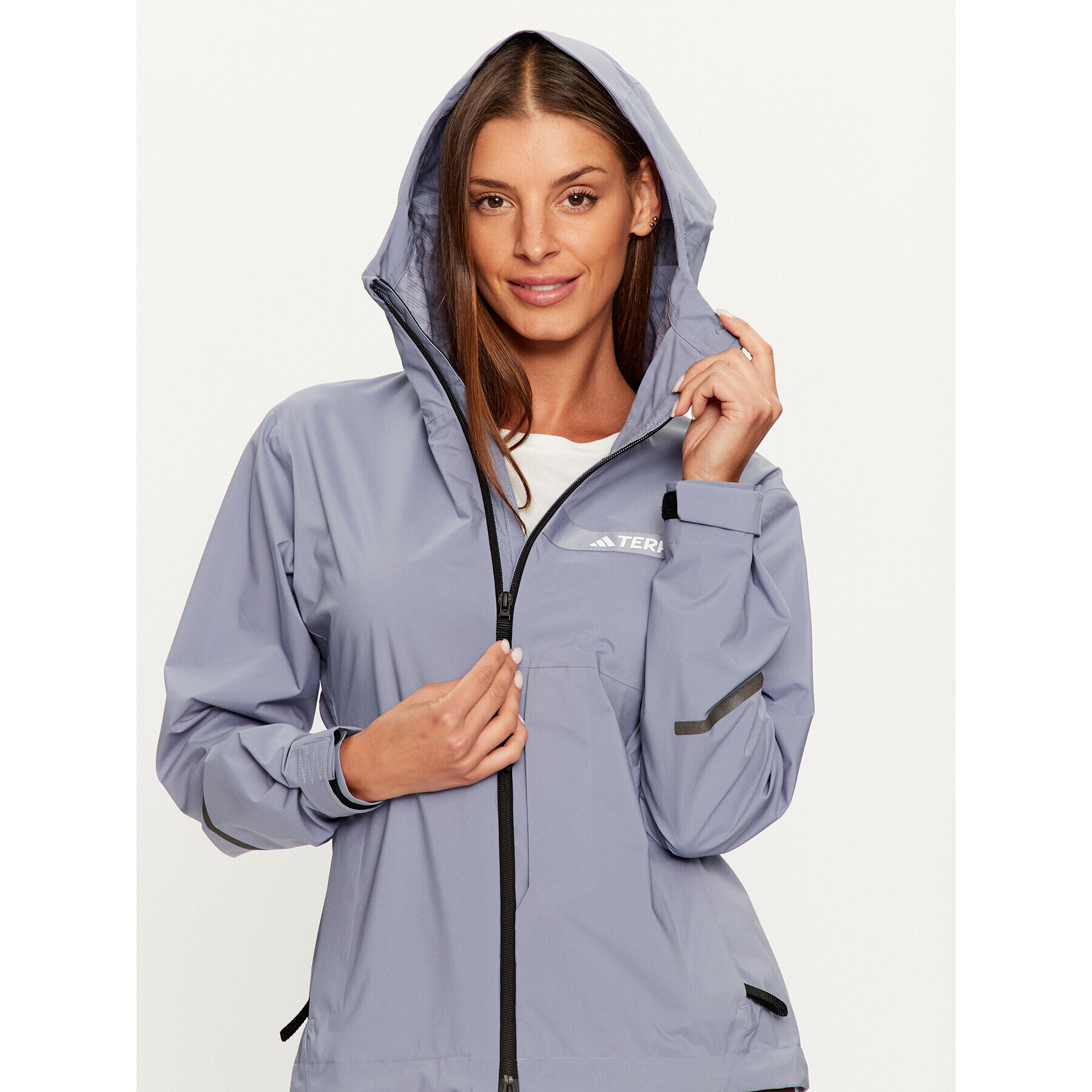 adidas Větrovka Terrex Multi RAIN.RDY IP3833 Fialová Regular Fit - Pepit.cz