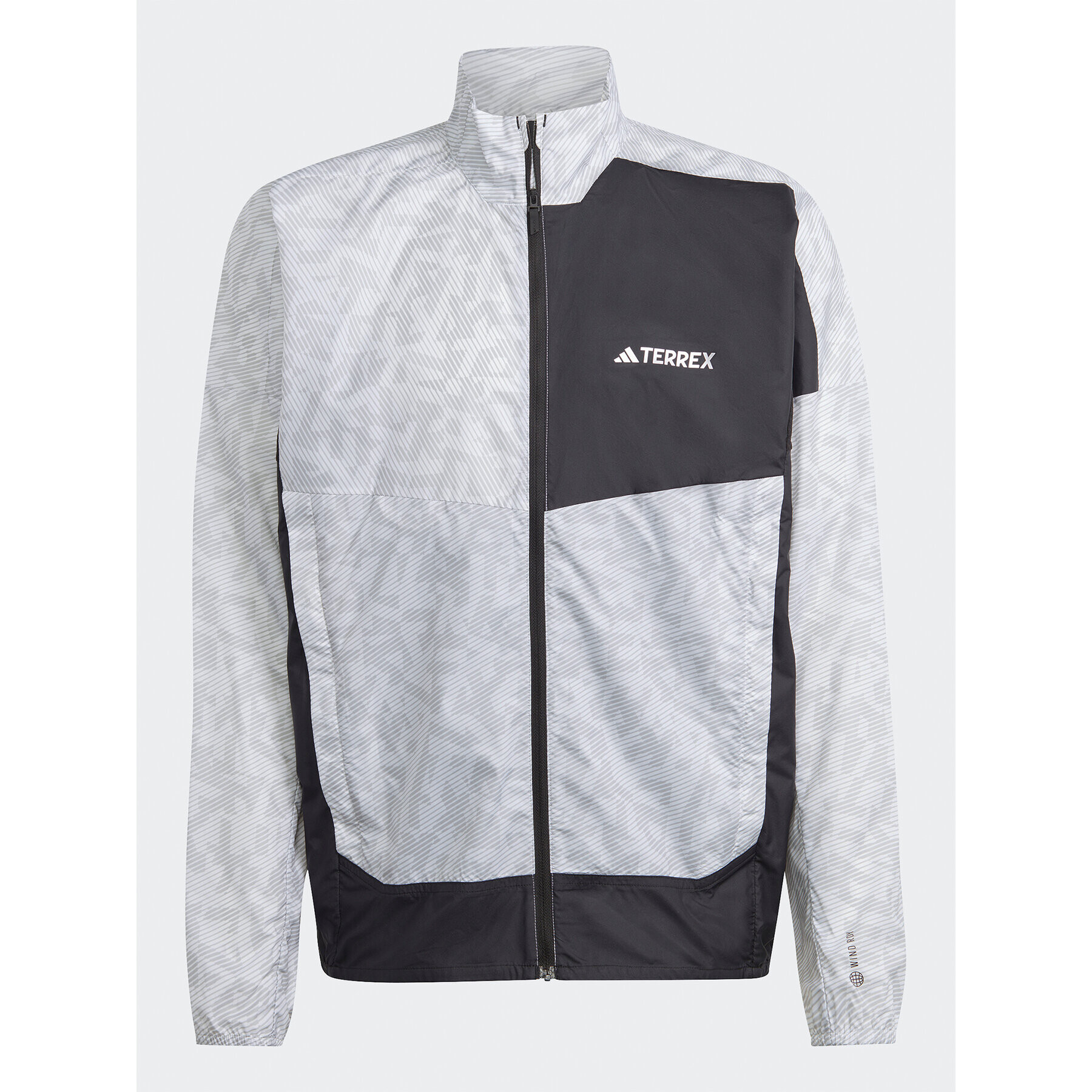 adidas Větrovka Terrex Trail Running Windbreaker HZ1299 Šedá Regular Fit - Pepit.cz