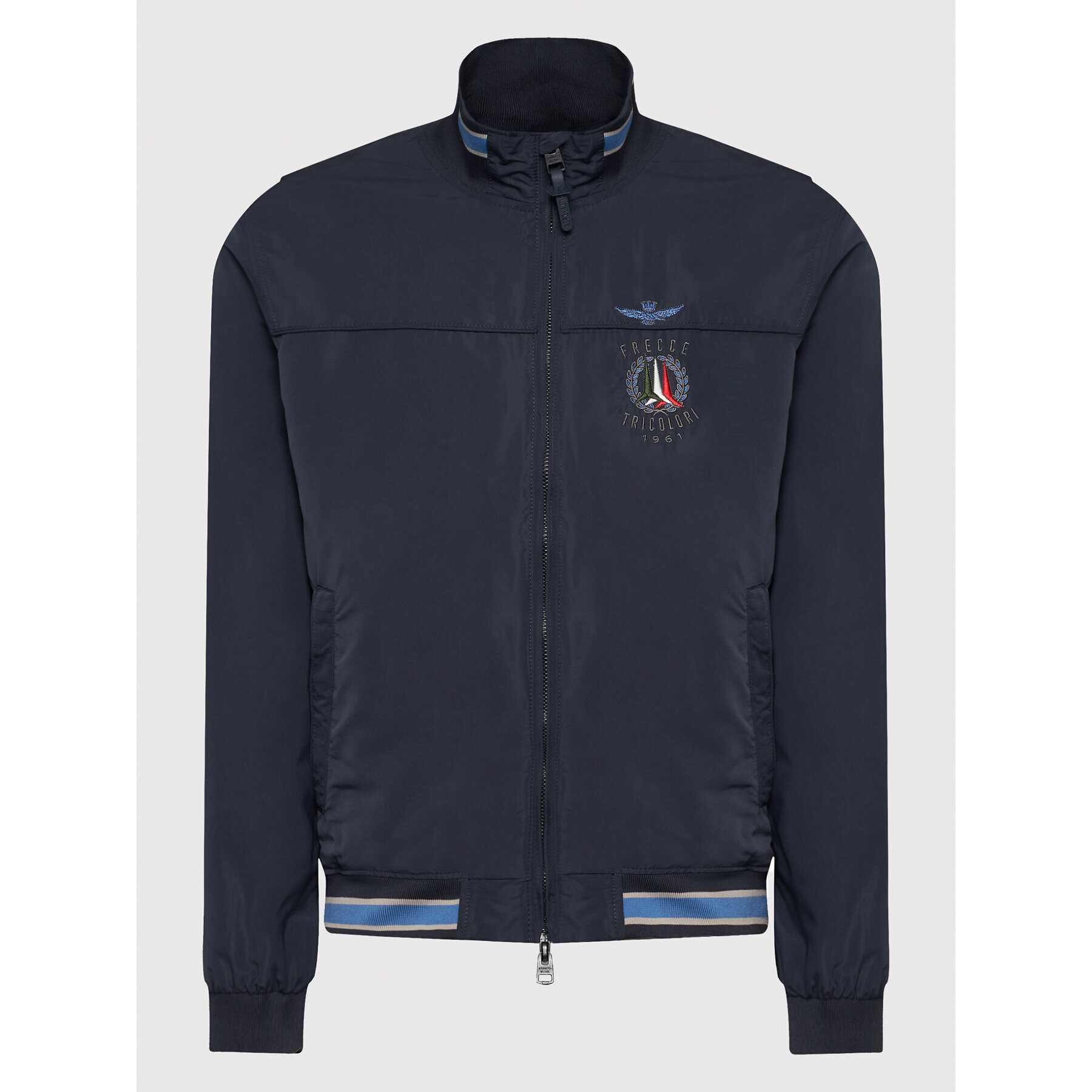 Aeronautica Militare Bunda bomber 221AB2007CT2969 Tmavomodrá Regular Fit - Pepit.cz