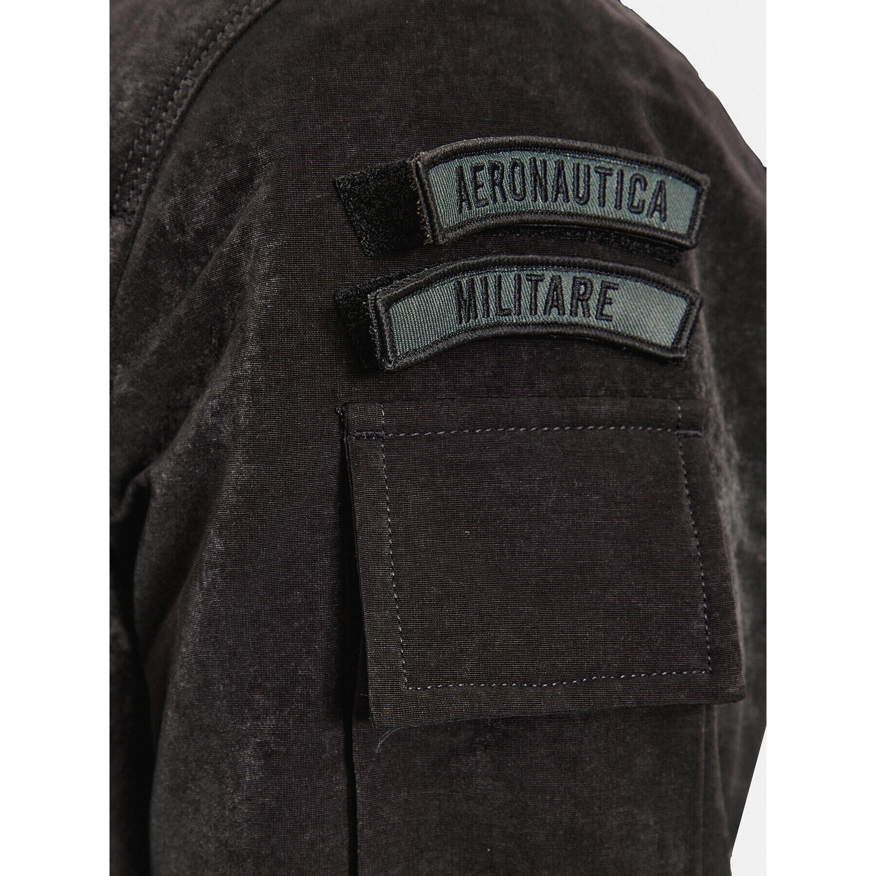 Aeronautica Militare Bunda bomber 232AB2113CT3160 Černá Regular Fit - Pepit.cz