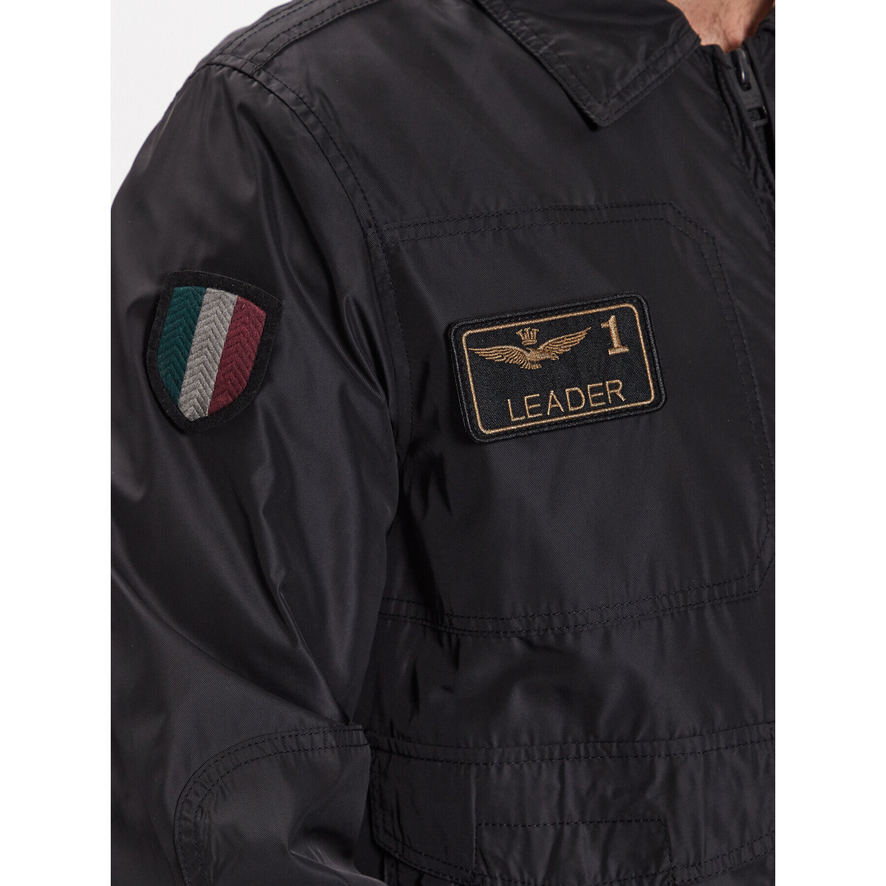 Aeronautica Militare Bunda pro přechodné období 231AB2071CT3081 Černá Regular Fit - Pepit.cz