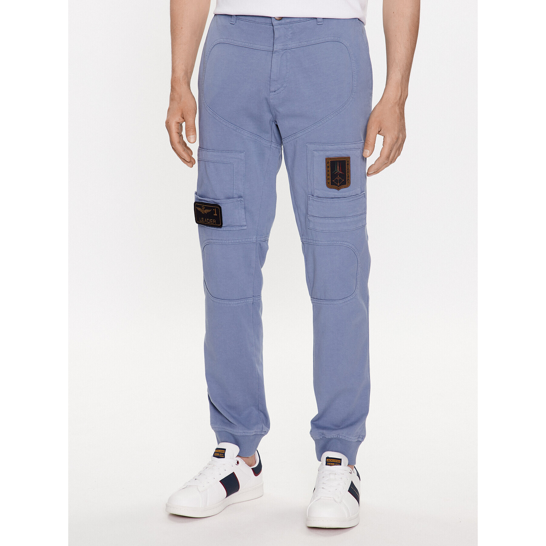 Aeronautica Militare Joggers kalhoty 231PF743J217 Modrá Regular Fit - Pepit.cz