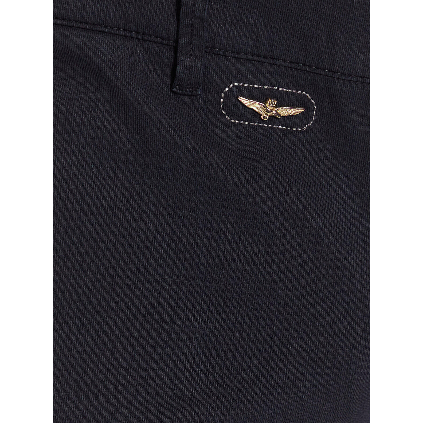 Aeronautica Militare Kalhoty z materiálu 231PA1329CT2443 Tmavomodrá Regular Fit - Pepit.cz