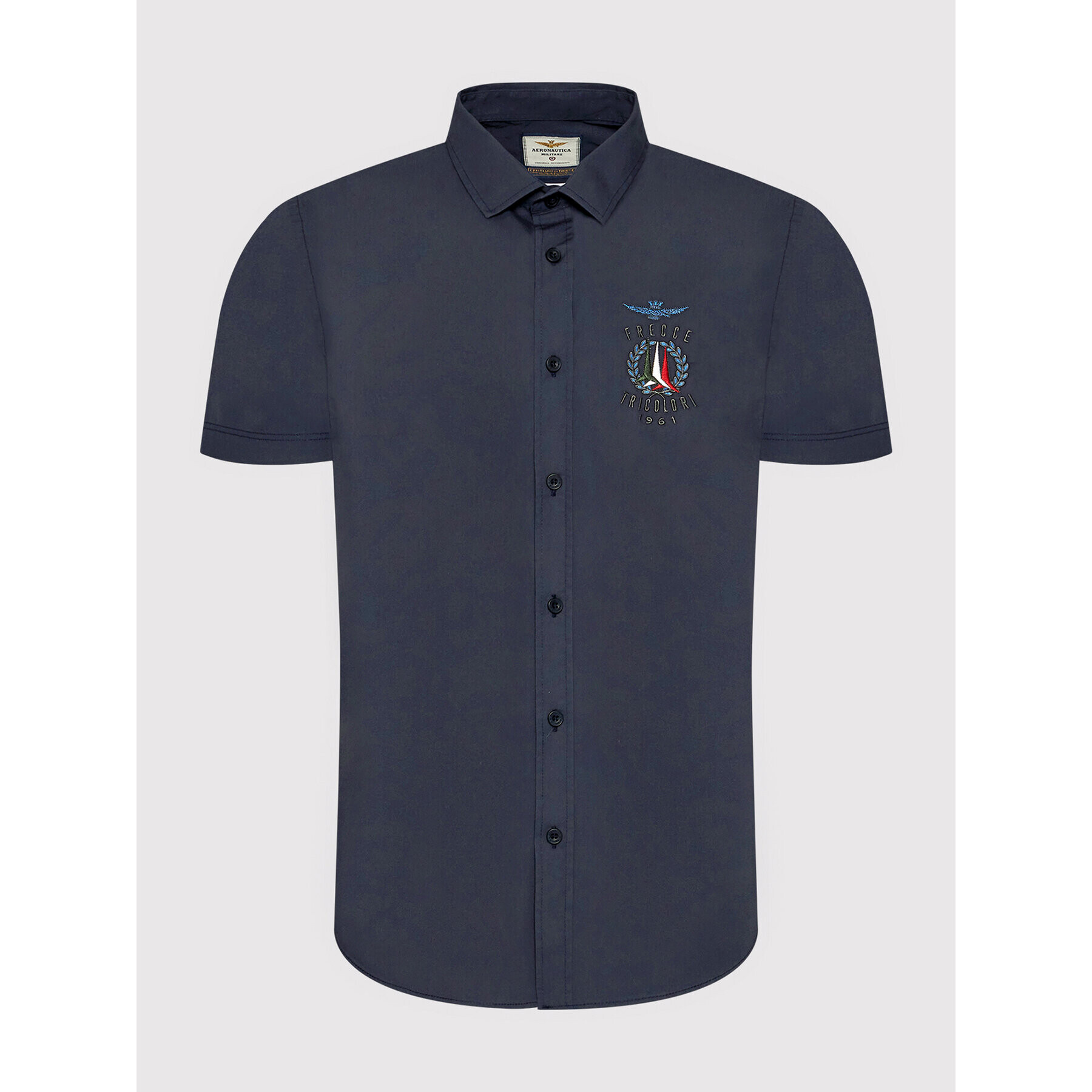 Aeronautica Militare Košile 221CA1200CT2941 Tmavomodrá Regular Fit - Pepit.cz