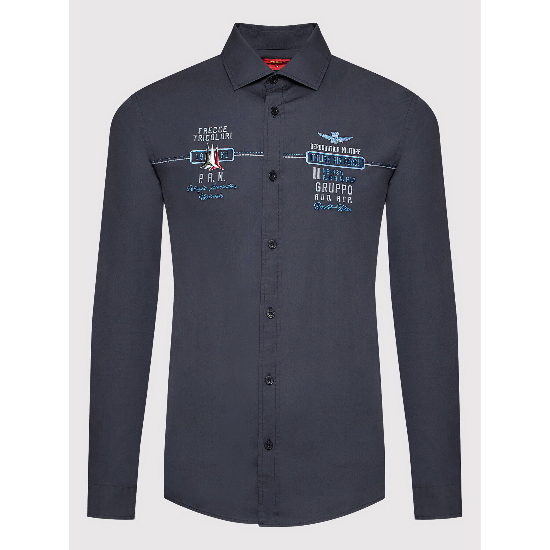 Aeronautica Militare Košile 221CA1203CT2941 Tmavomodrá Regular Fit - Pepit.cz