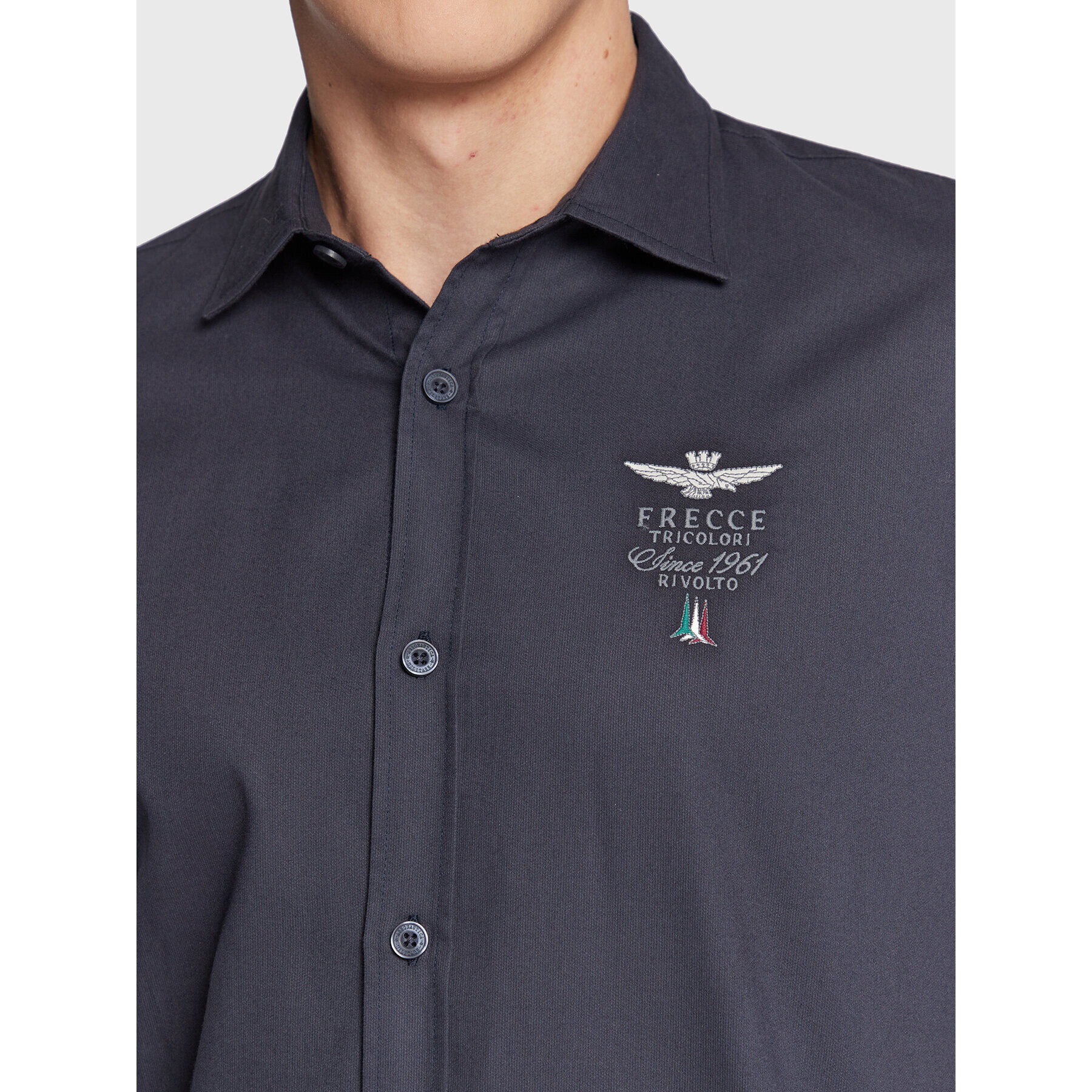 Aeronautica Militare Košile 222CA1217CT2911 Tmavomodrá Regular Fit - Pepit.cz