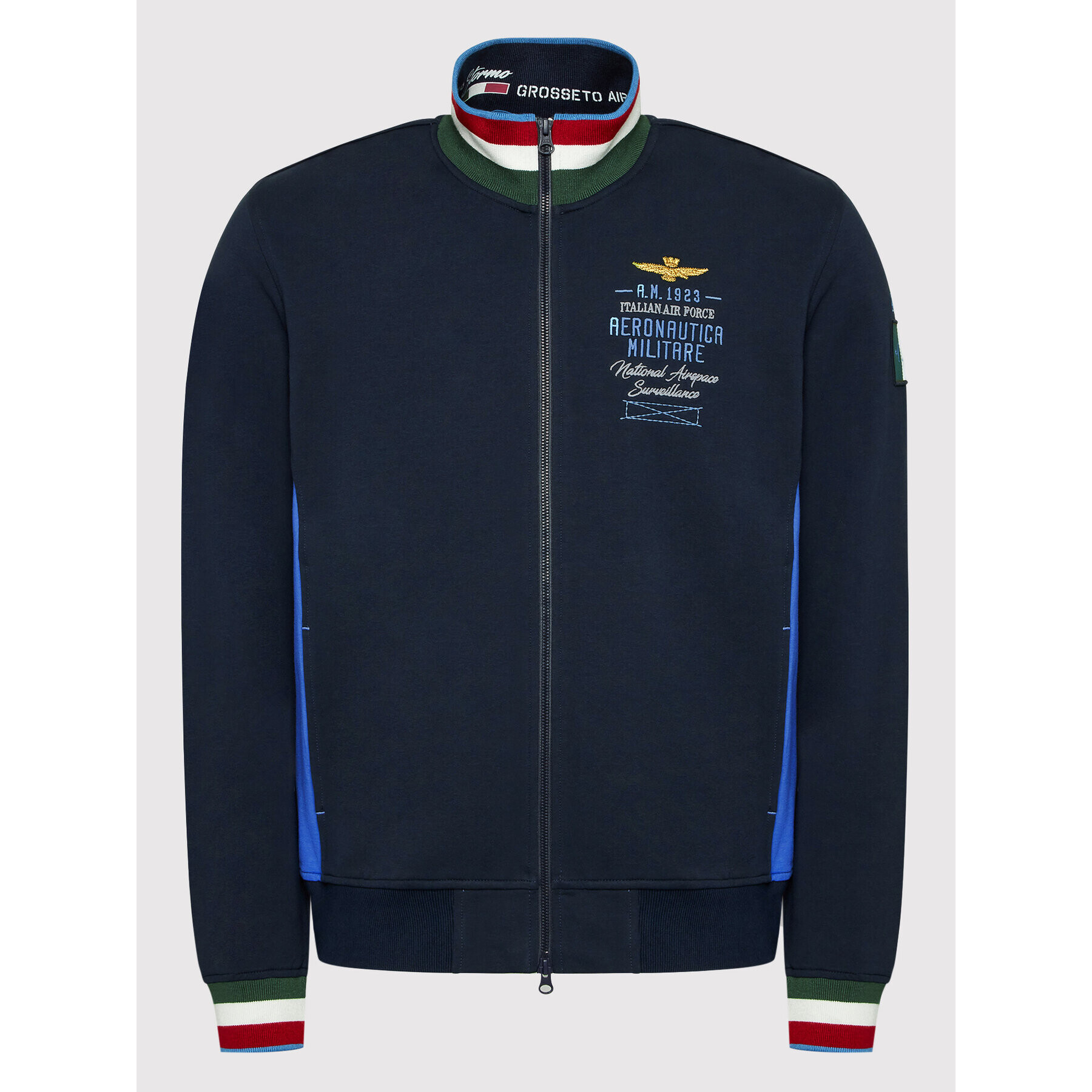 Aeronautica Militare Mikina 221FE1673F419 Tmavomodrá Regular Fit - Pepit.cz