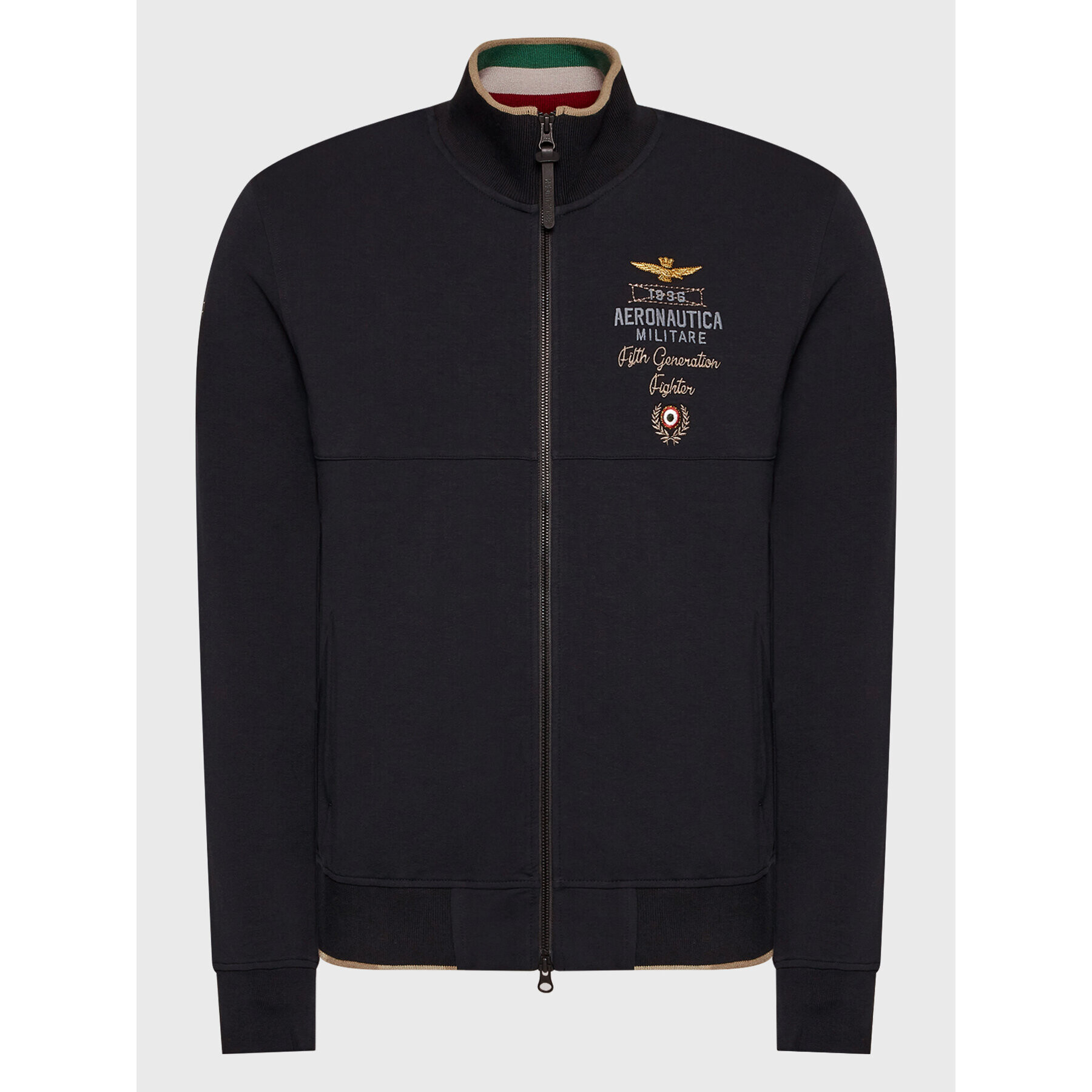 Aeronautica Militare Mikina 222FE1714F442 Tmavomodrá Regular Fit - Pepit.cz