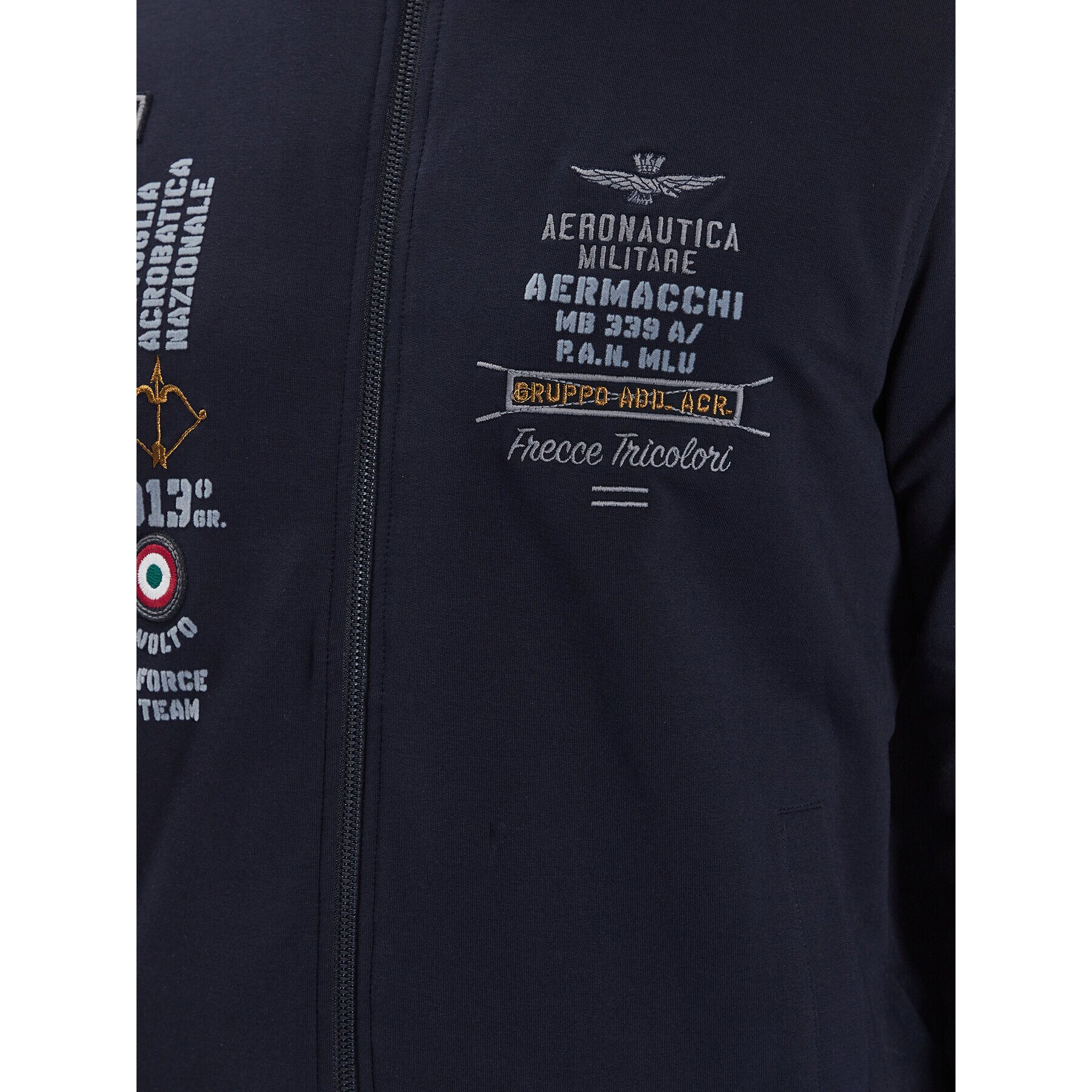 Aeronautica Militare Mikina 231FE1766F419 Tmavomodrá Regular Fit - Pepit.cz