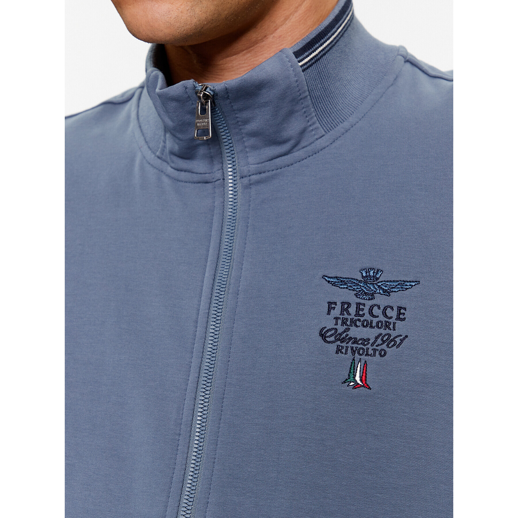 Aeronautica Militare Mikina 232FE1756F459 Modrá Regular Fit - Pepit.cz