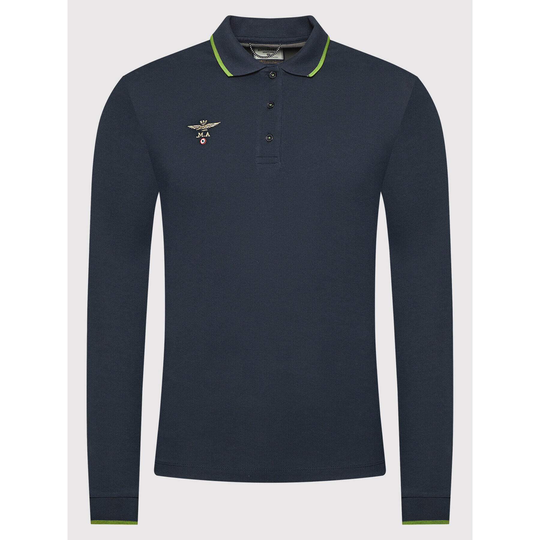 Aeronautica Militare Polokošile 212PO1569P204 Tmavomodrá Regular Fit - Pepit.cz