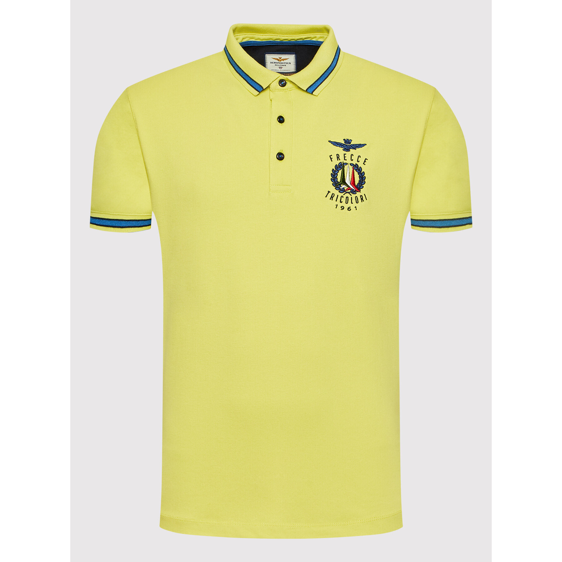 Aeronautica Militare Polokošile 221PO1599P191 Žlutá Slim Fit - Pepit.cz