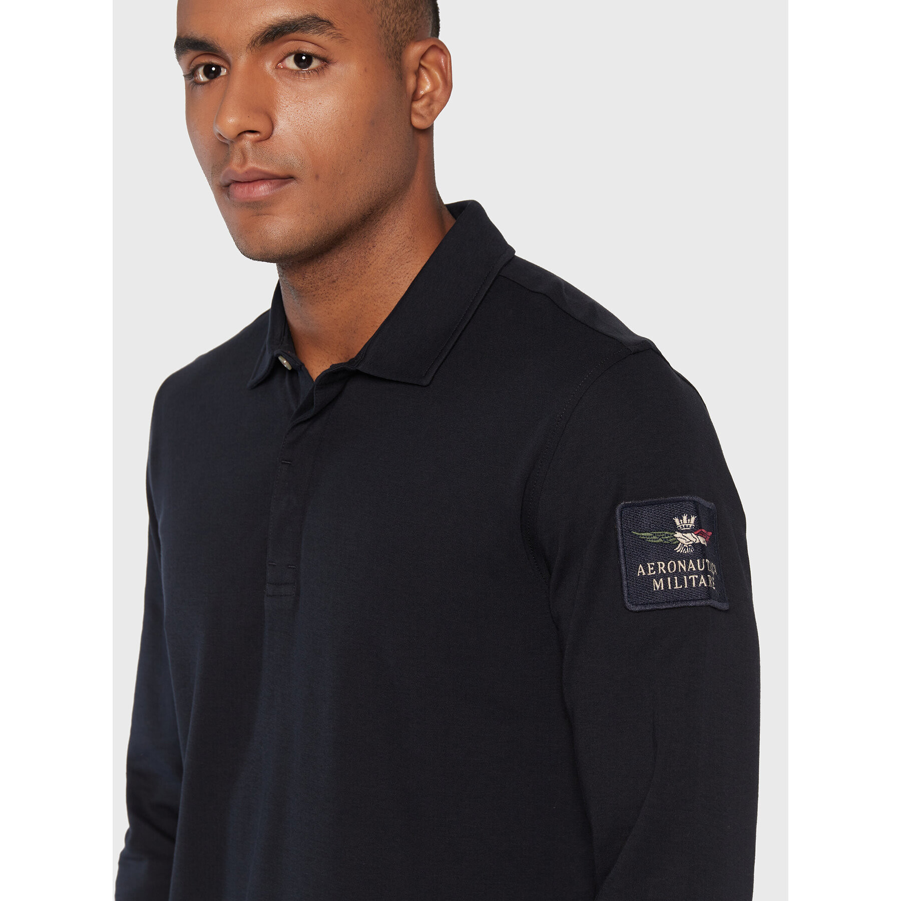 Aeronautica Militare Polokošile 222PO1635J574 Tmavomodrá Regular Fit - Pepit.cz