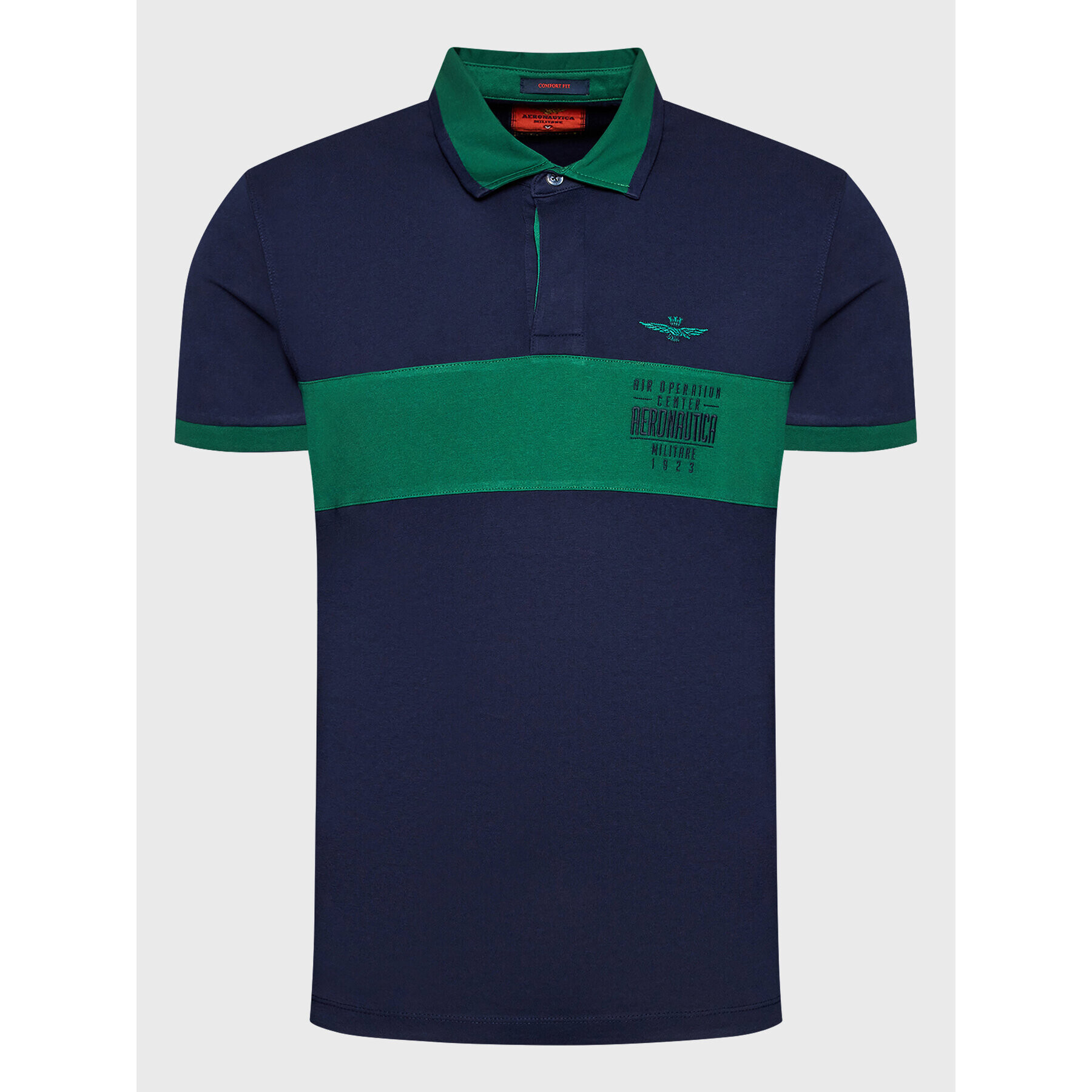 Aeronautica Militare Polokošile 222PO1664J550 Tmavomodrá Regular Fit - Pepit.cz