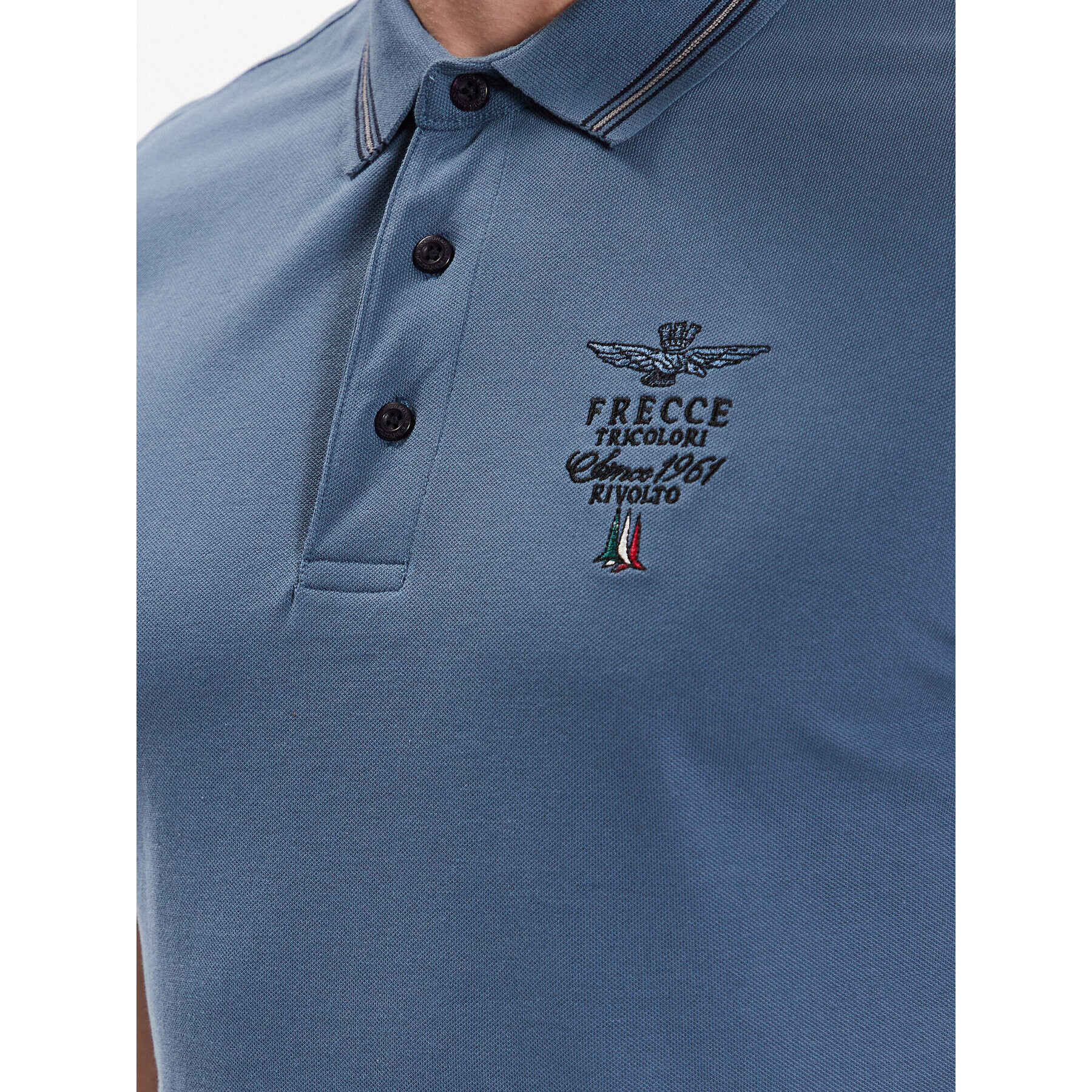 Aeronautica Militare Polokošile 231PO1673P191 Modrá Regular Fit - Pepit.cz